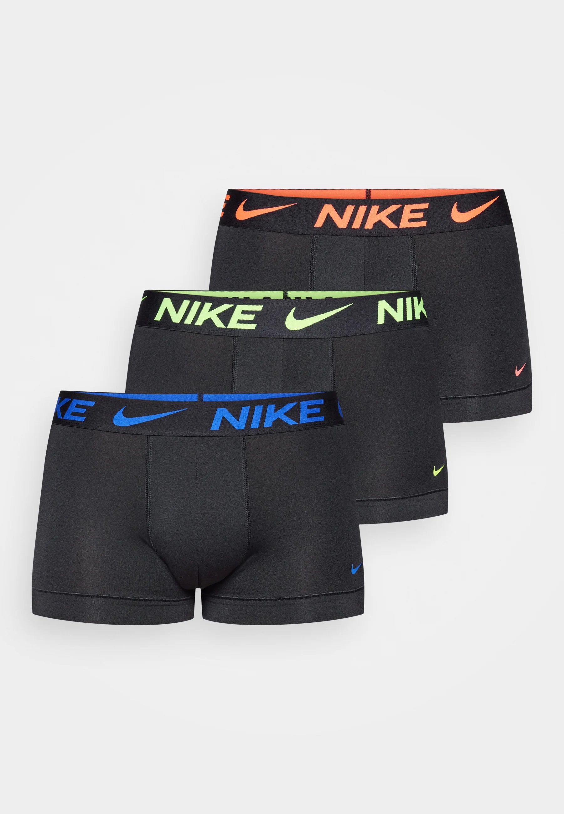 Lot de 3 sous-vêtements Nike Essential Trunk – Noir Volt, Hot Punch, Hyper Royal