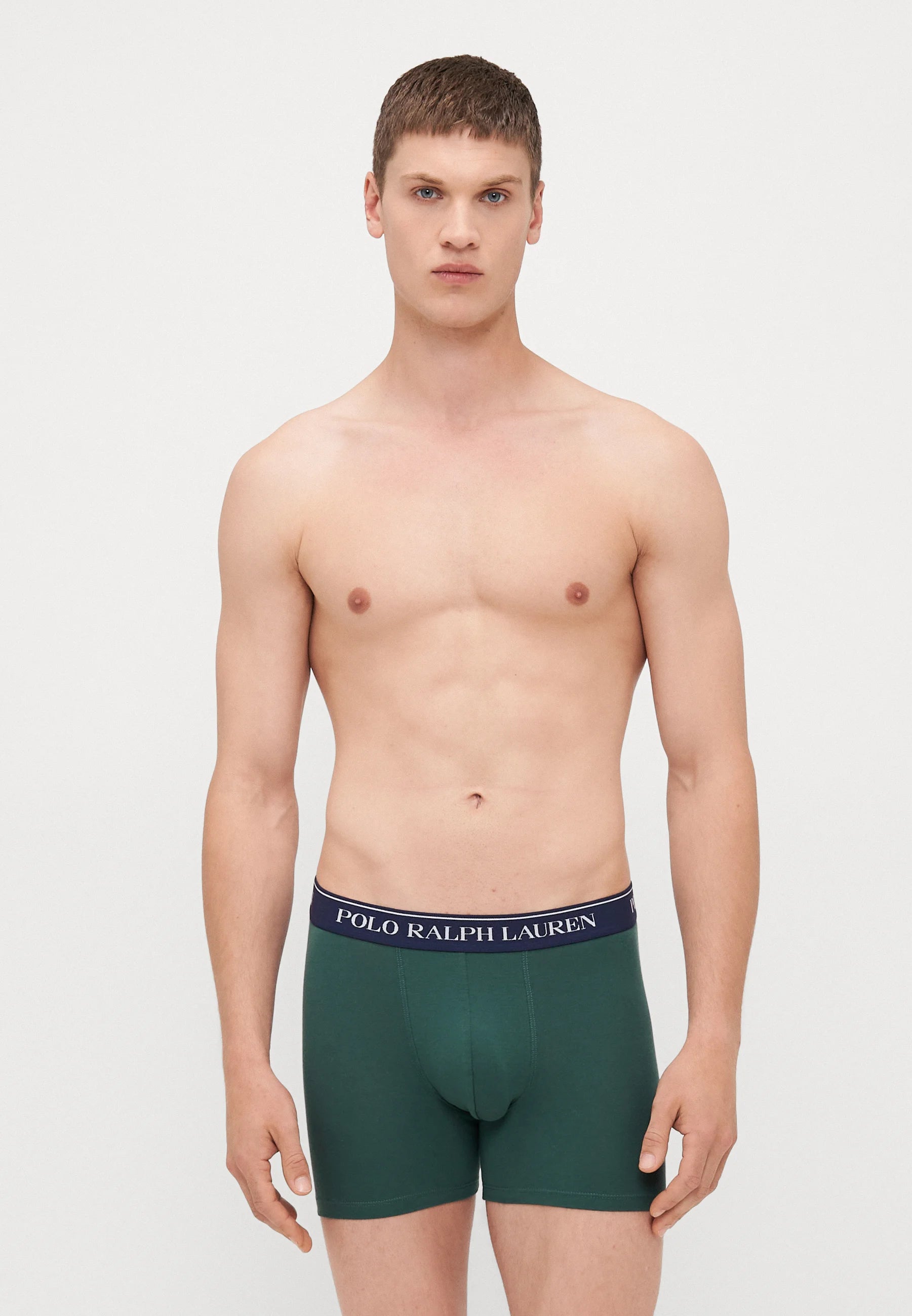 Polo Ralph Lauren bavlněné Stretch boxerky – 3 balení – Navy, Pine, Old Royal