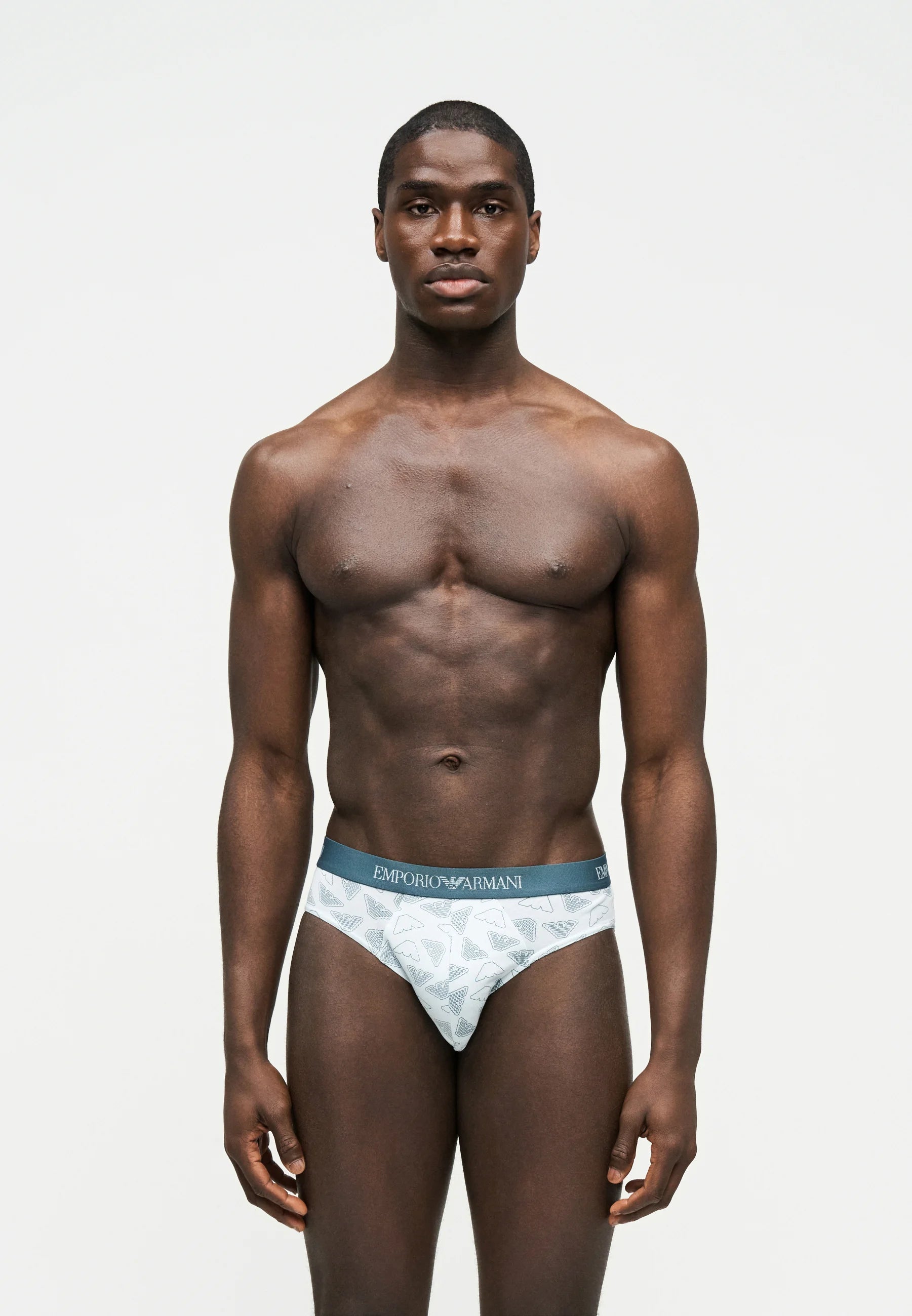 Emporio Armani 3 Pack Briefs – Blue