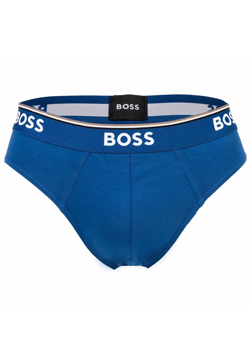 BOSS Lot de 6 slips Power Stretch – Bleu
