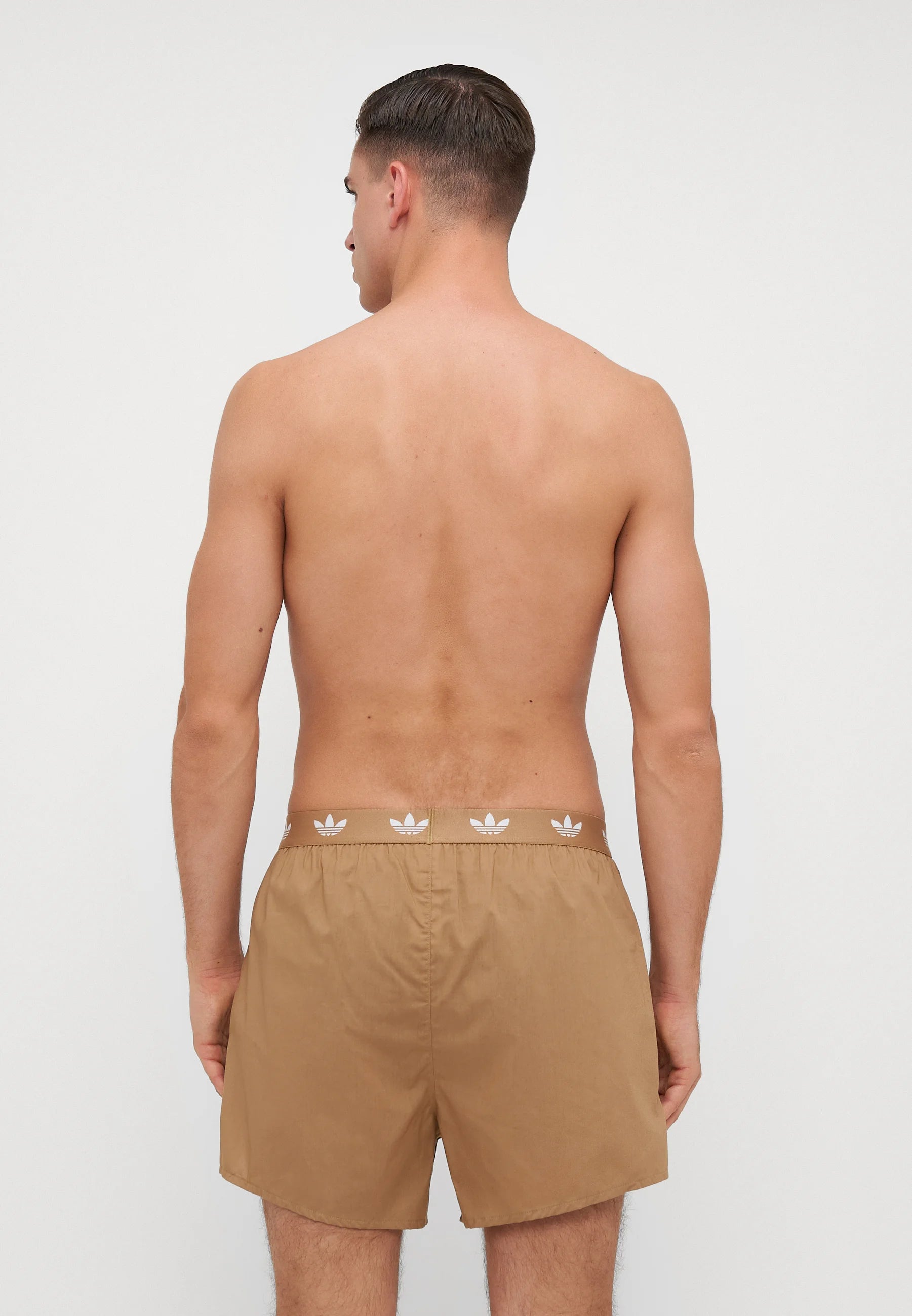 Boxerky Adidas Originals 2 Pack – hnědé, černé
