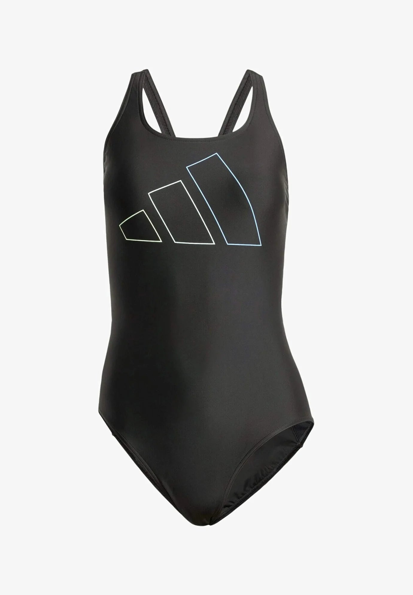 Costume da bagno intero Adidas Big Bars Performance - Nero