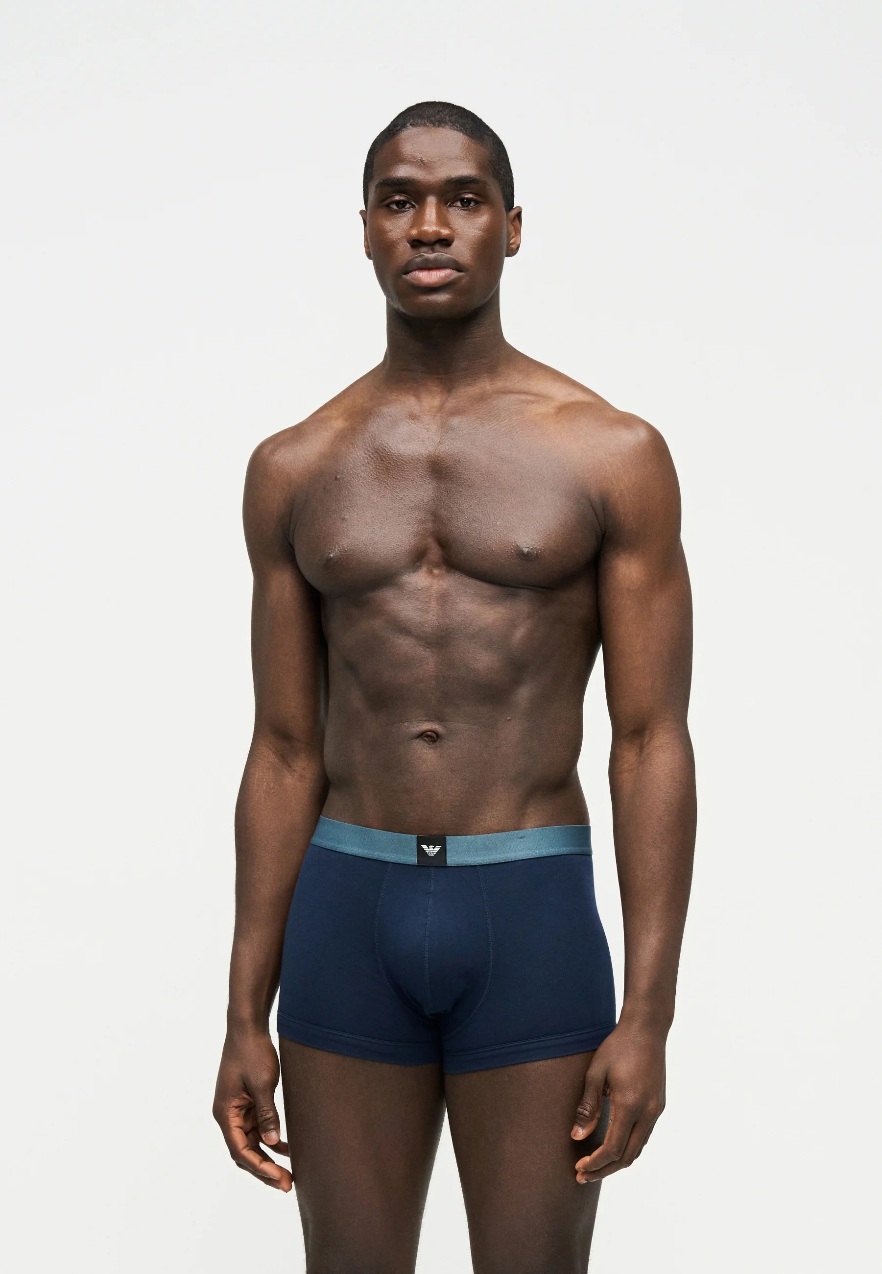 Kufry Emporio Armani ESSENTIAL Logo Label 6 Pack – černá, šalvěj, kamélie, inkoust, Orion, bílá