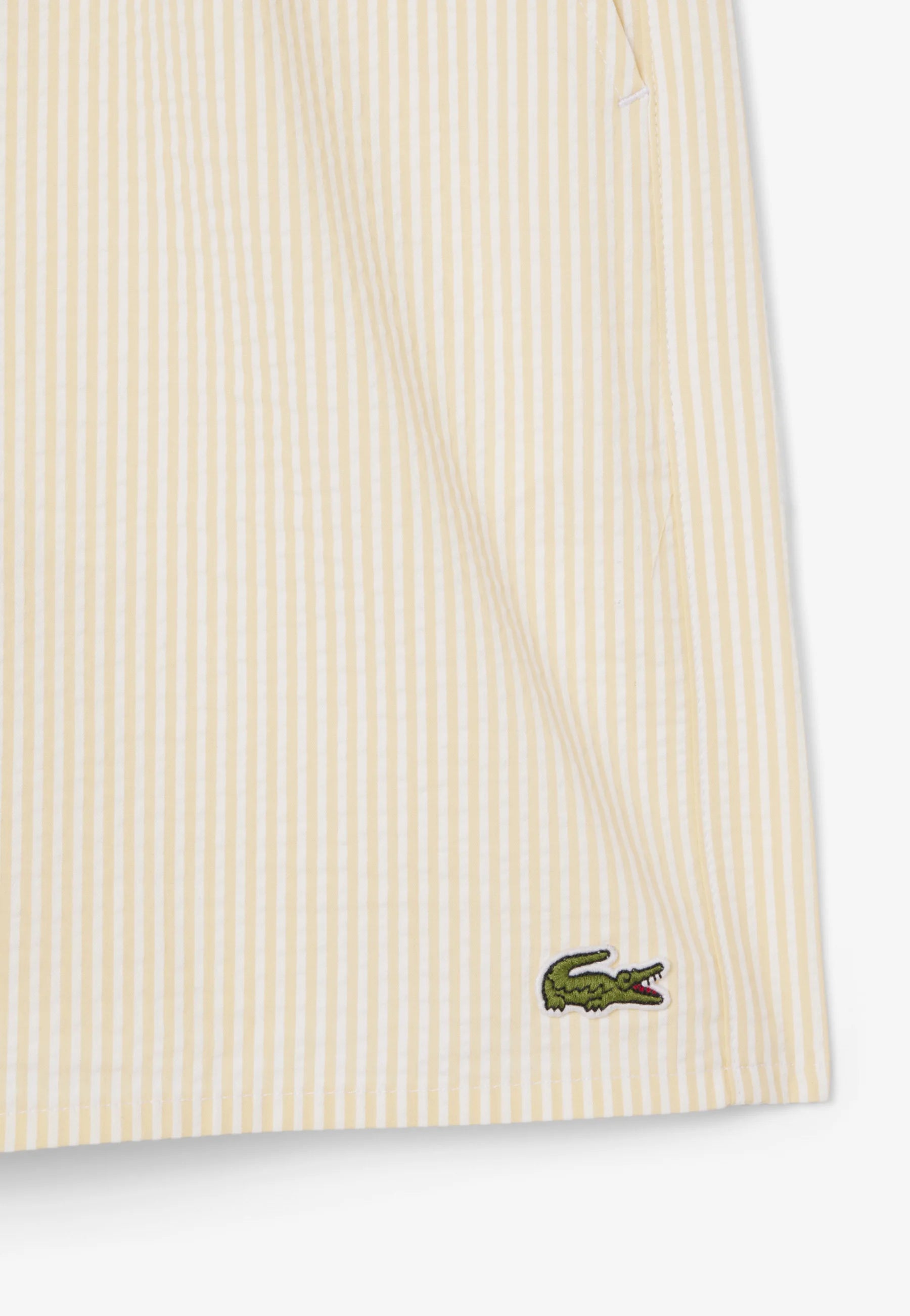 Lacoste Swim Shorts – Blanc, Jaune IY