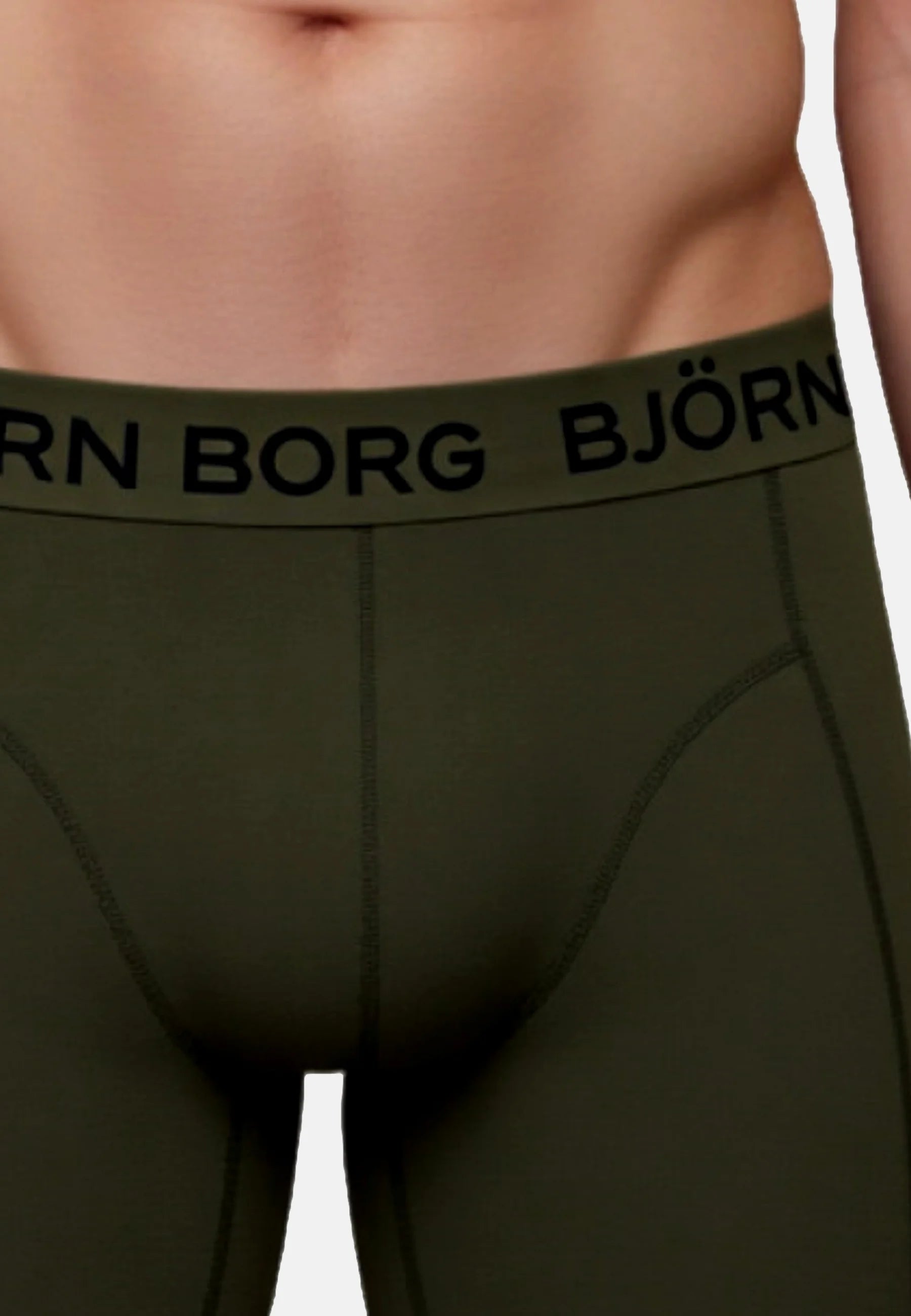 Björn Borg Lot de 3 boxers – Vert, Noir