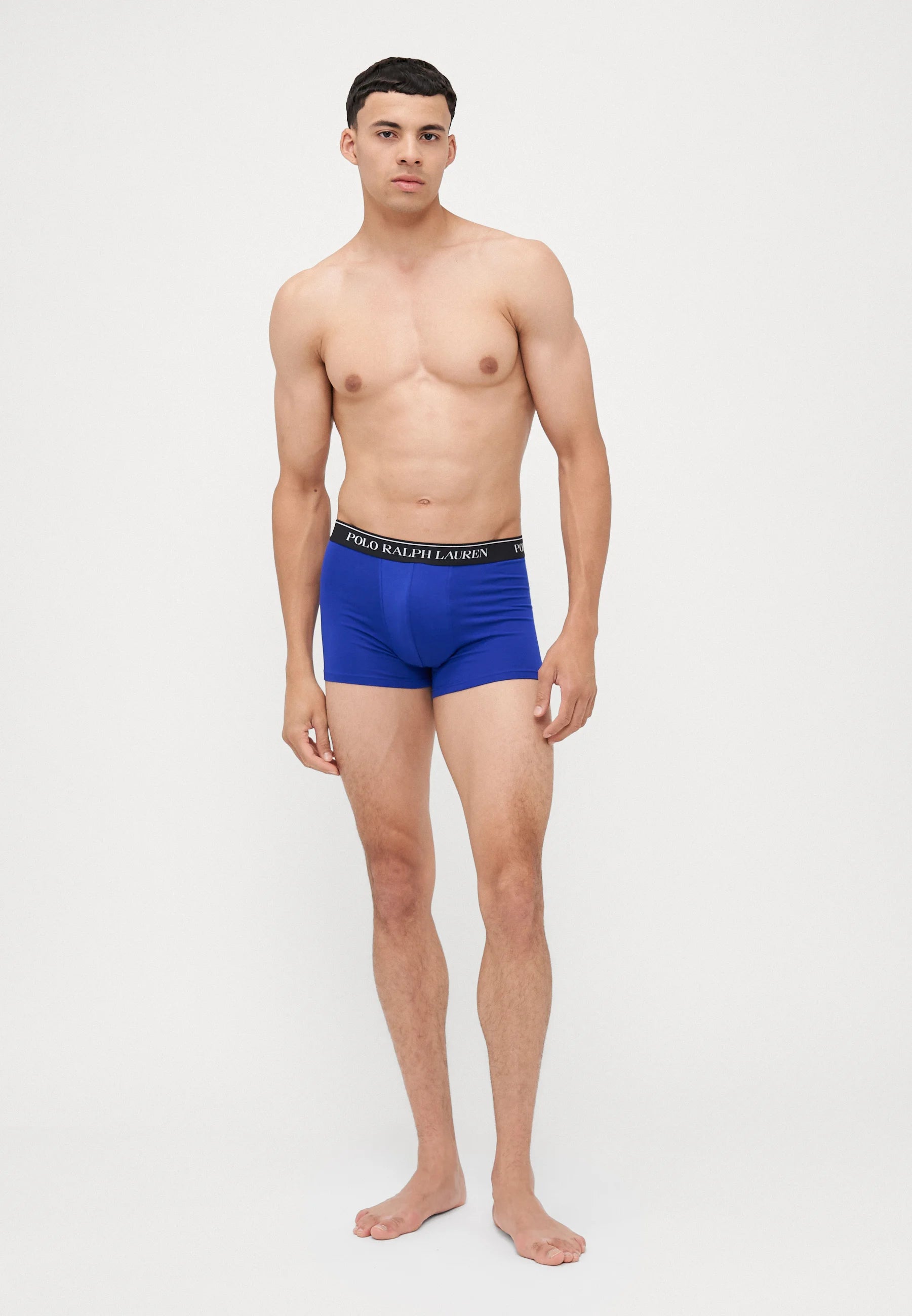 Polo Ralph Lauren Cotton Stretch Trunks – 5 Pack – White, Red, Royal, Grey Heather, Black