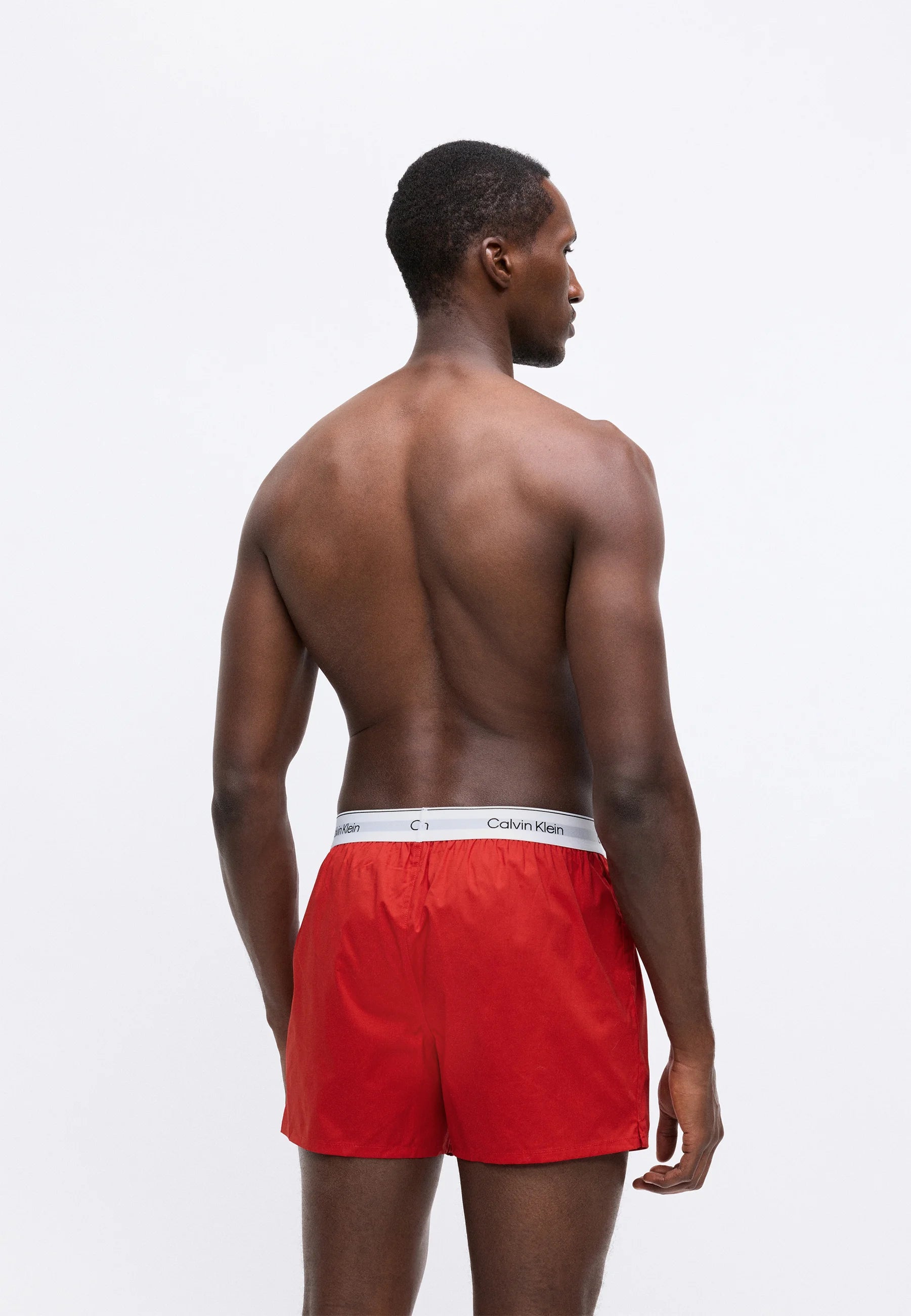 Calvin Klein Icon Cotton Stretch Slim boxerky – 3 balení – černé, tmavé bobule