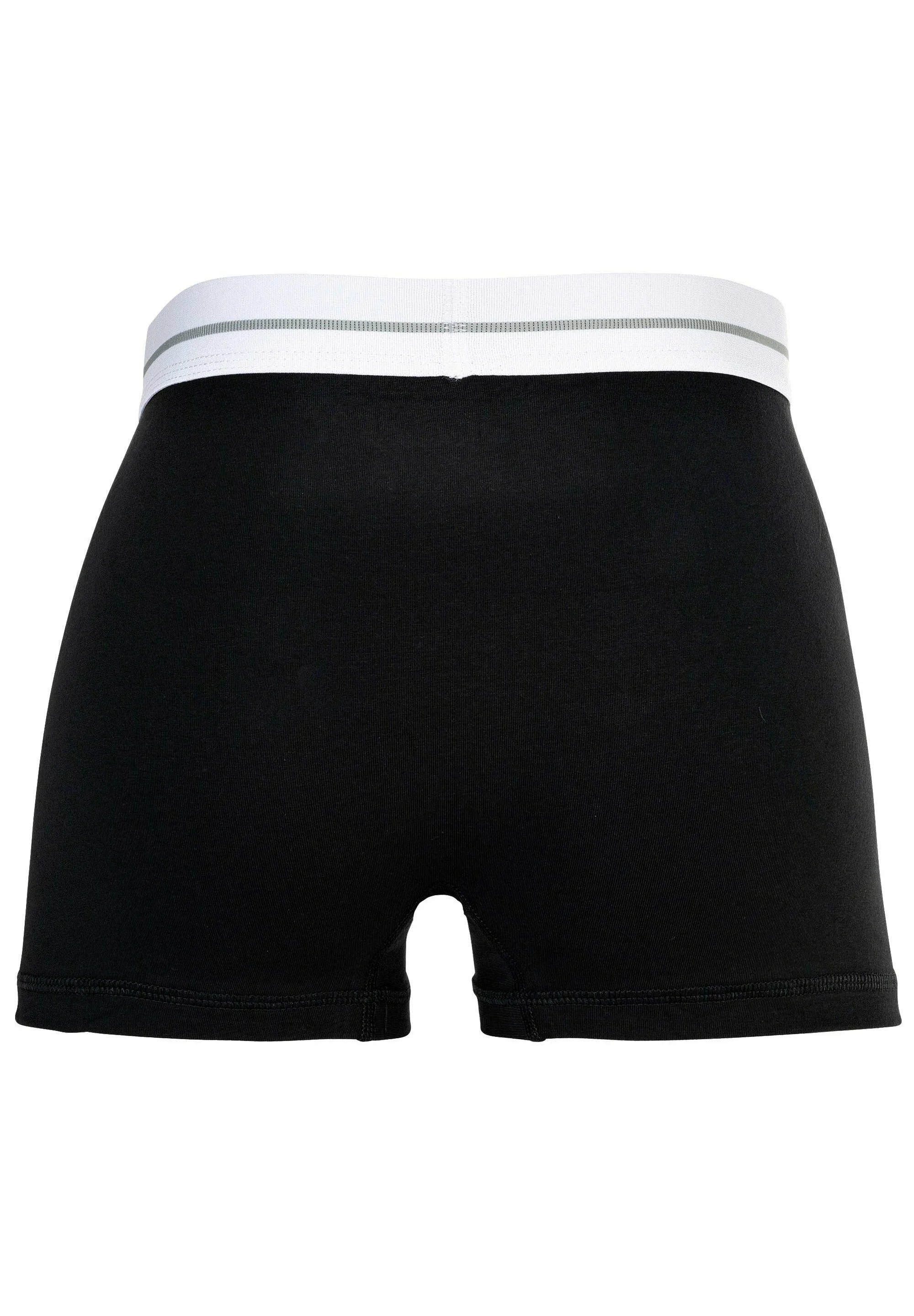 Ellesse Ambria 6 Pack Trunks – Black, White, Grey