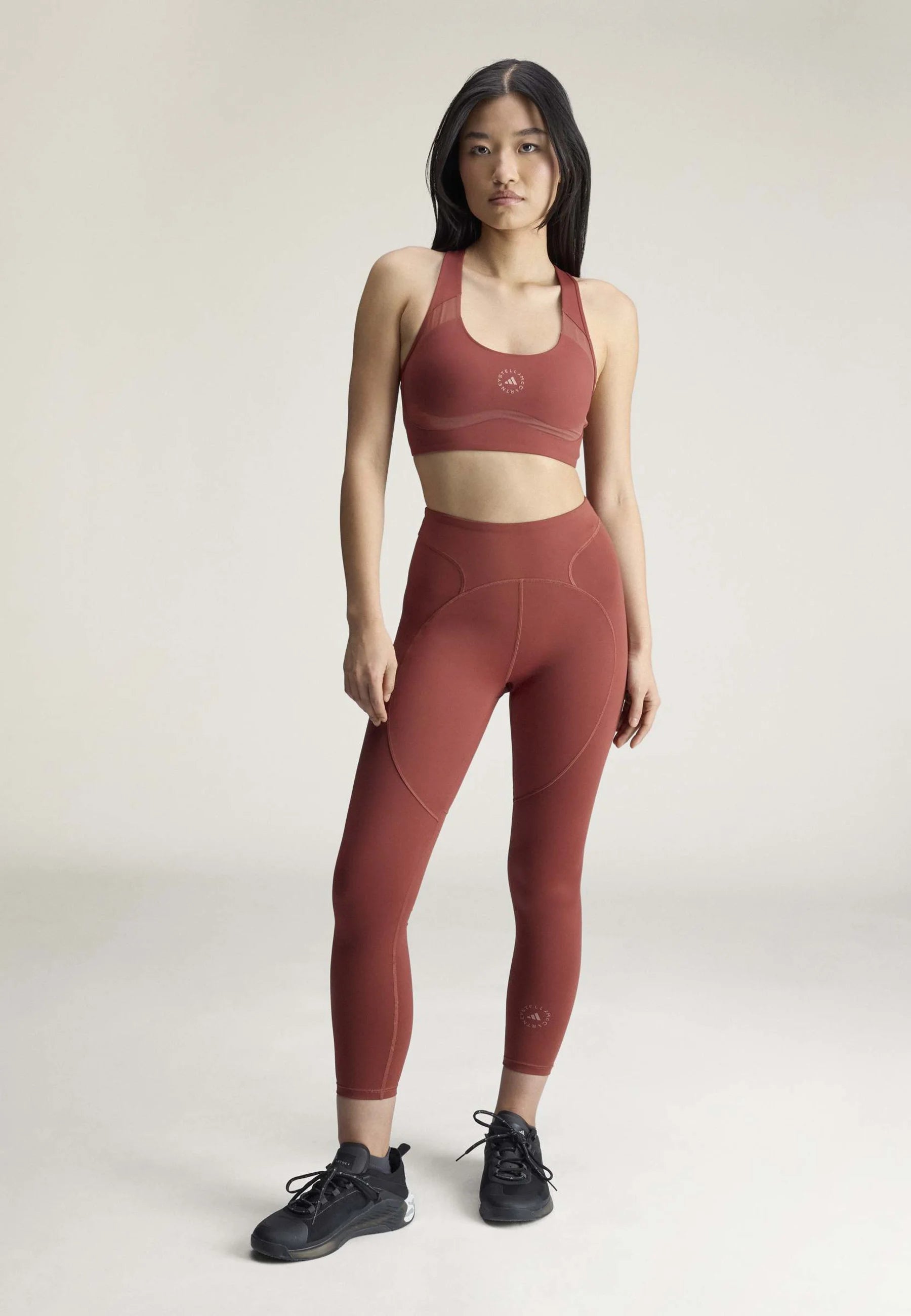 Adidas by Stella McCartney Medium Support Sports Bra – Burnt Sienna