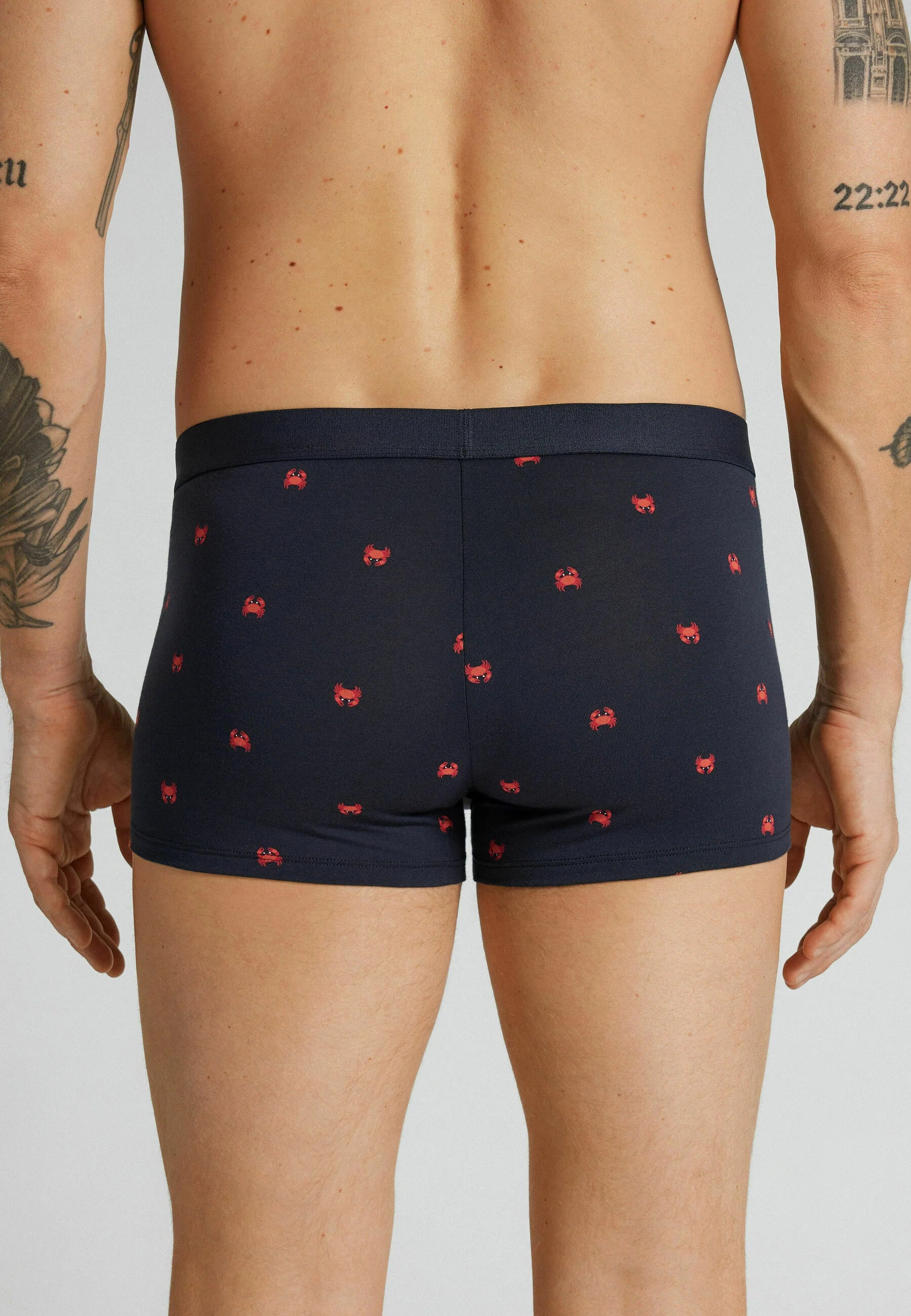 Spodenki bawełniane IUMAN Intimissimi Uomo ze stretchem – niebieskie