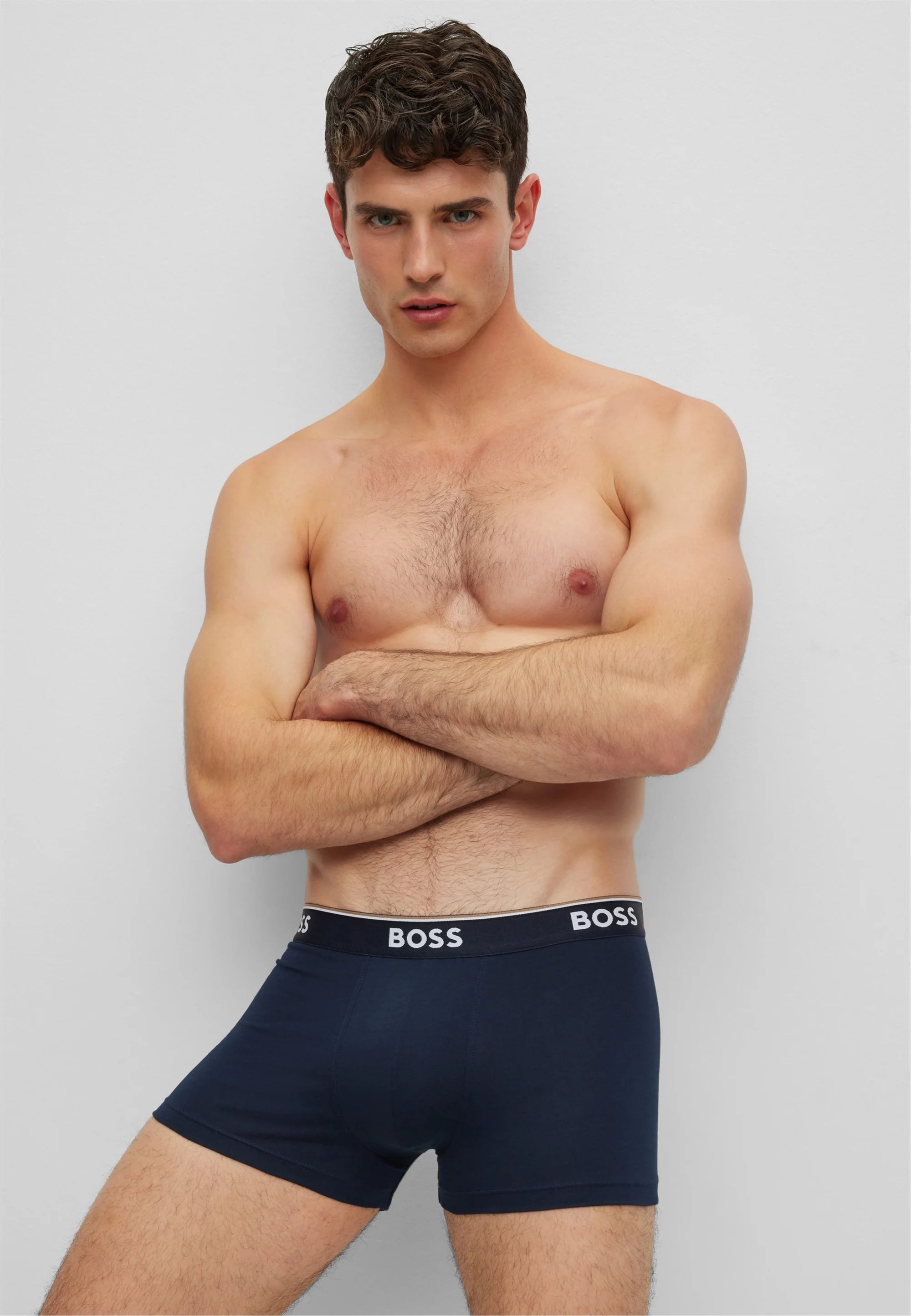 BOSS Trunk Power 3 Pack – Badehosen – Offenes Blau