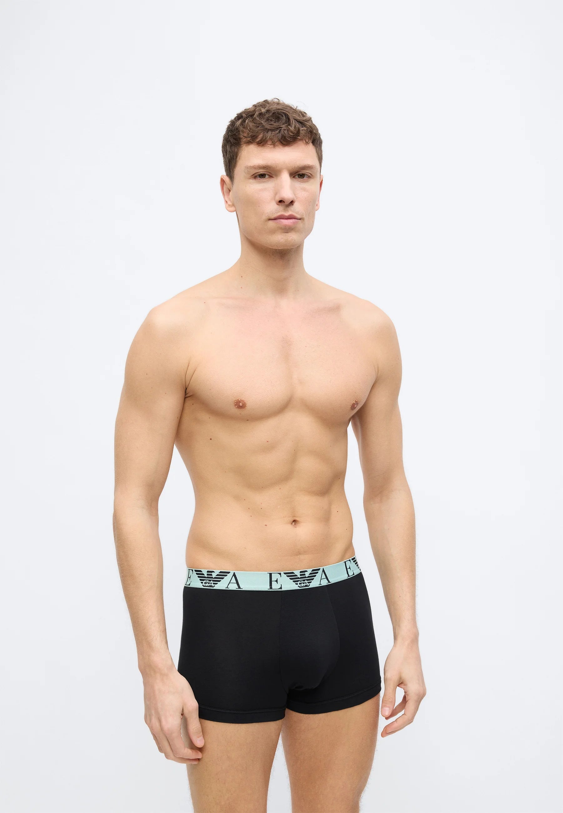 Emporio Armani BOLD Monogram 6er-Pack Unterhosen – Schwarz, Blau