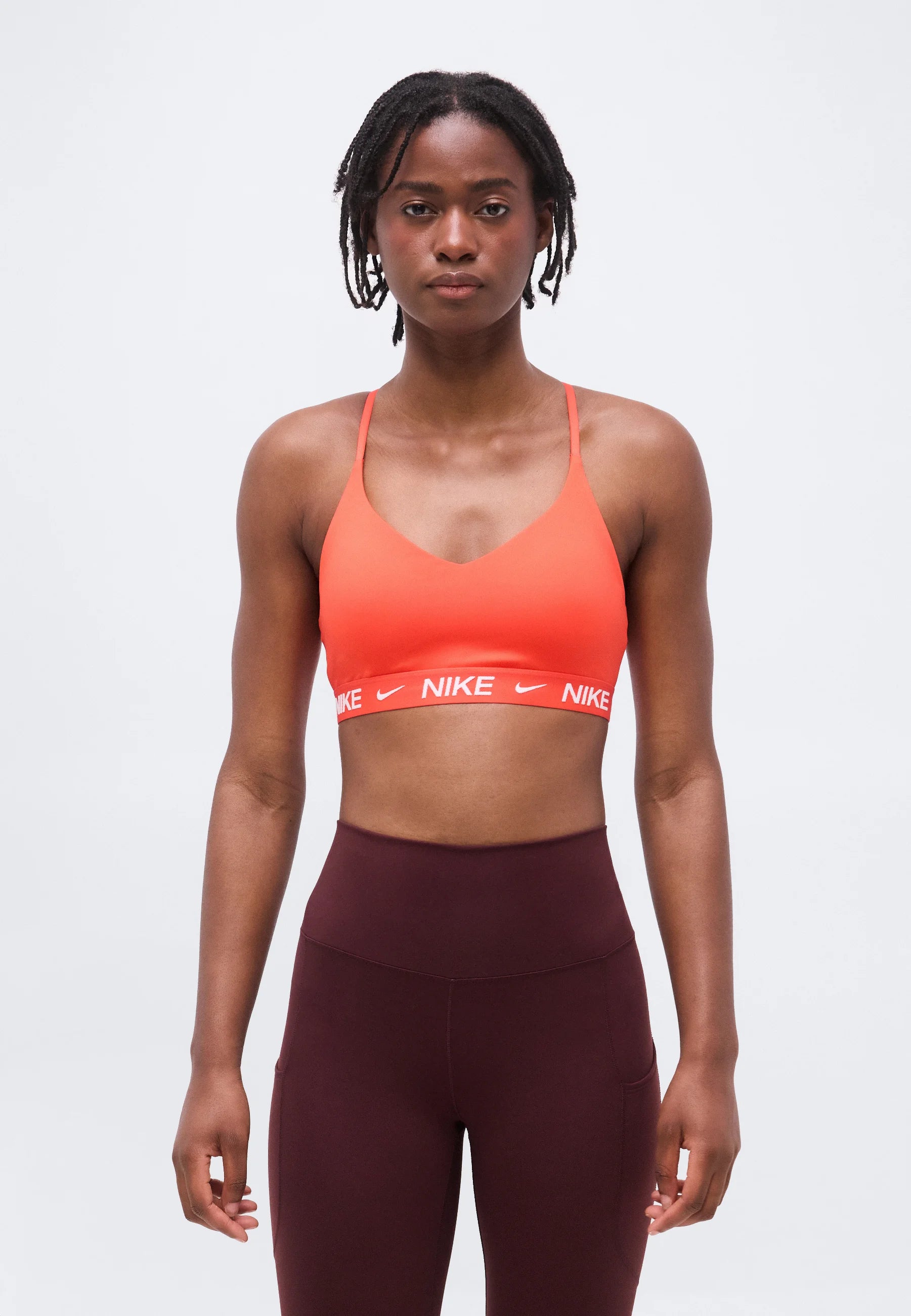 Soutien-gorge Nike Performance Indy Light Support – Pourpre clair