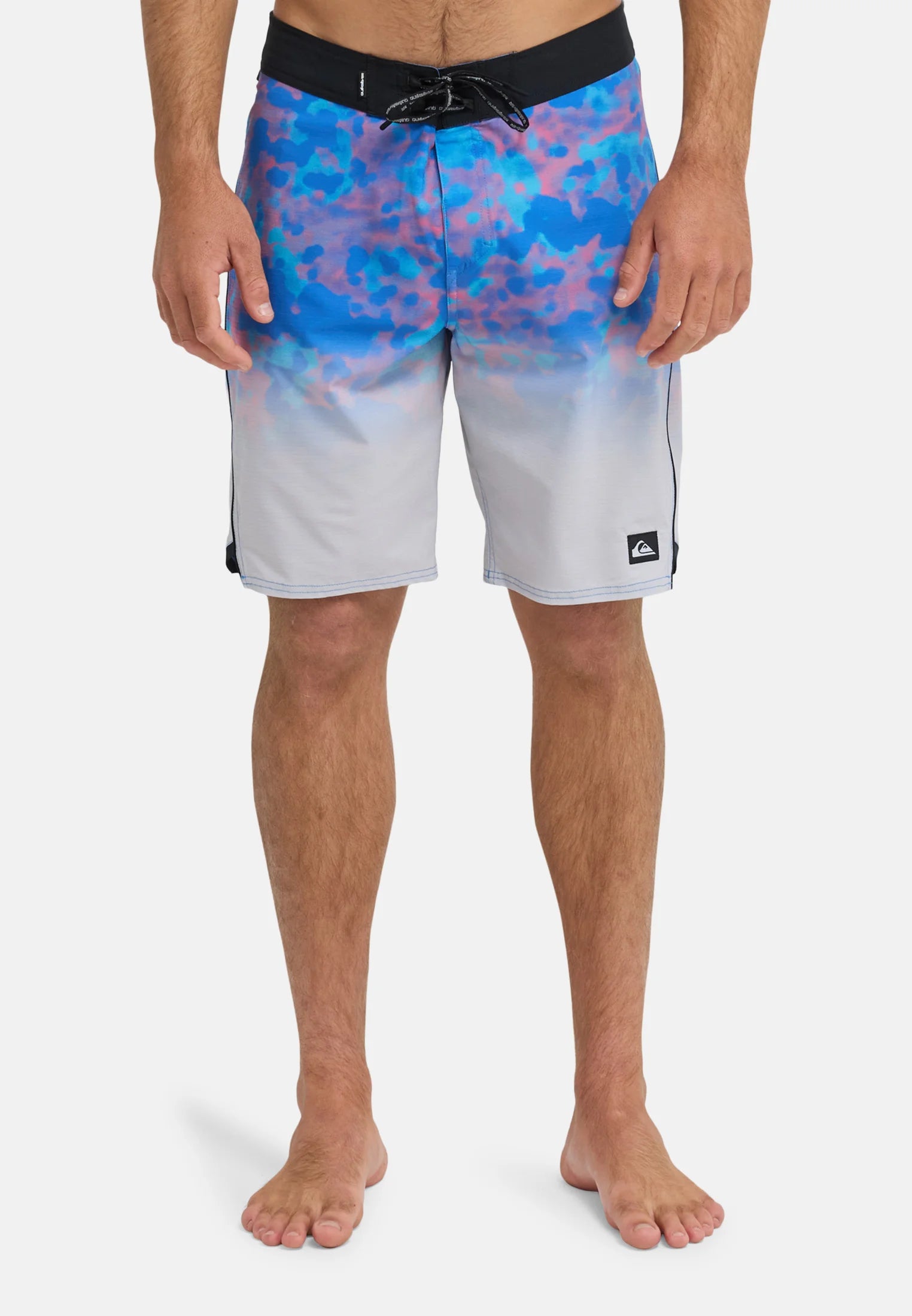 Plavkové šortky Quiksilver Highline Printed 20 – modré