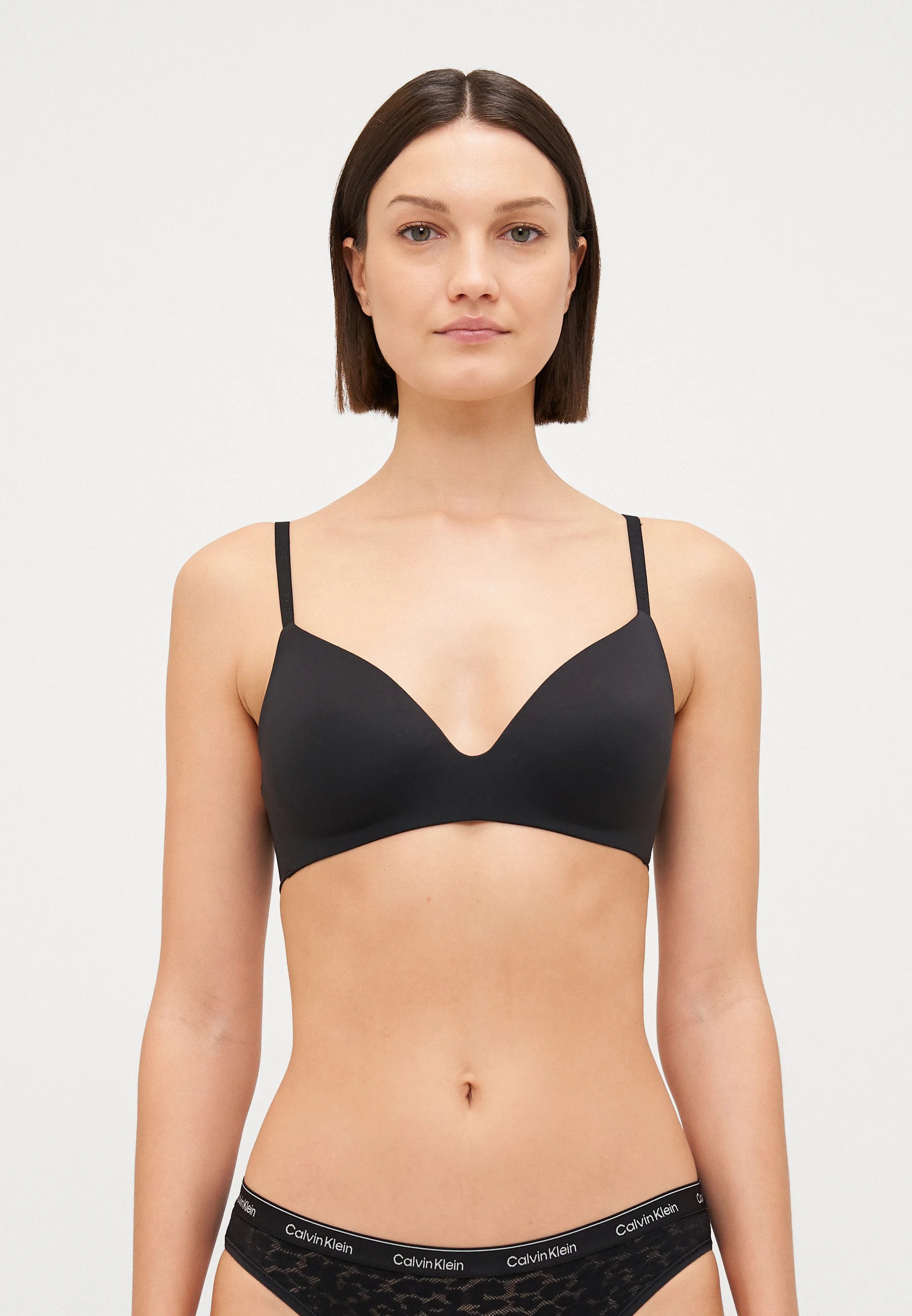 Calvin Klein Bügelfreier T-Shirt-BH mit perfekter Passform – Schwarz