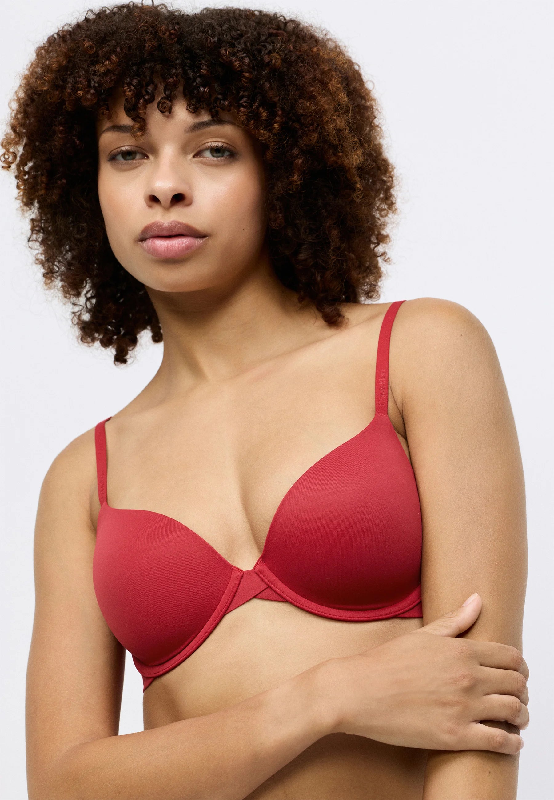 Calvin Klein Perfectly Fit Lightly Lined Multiway Bra – Red Stamp