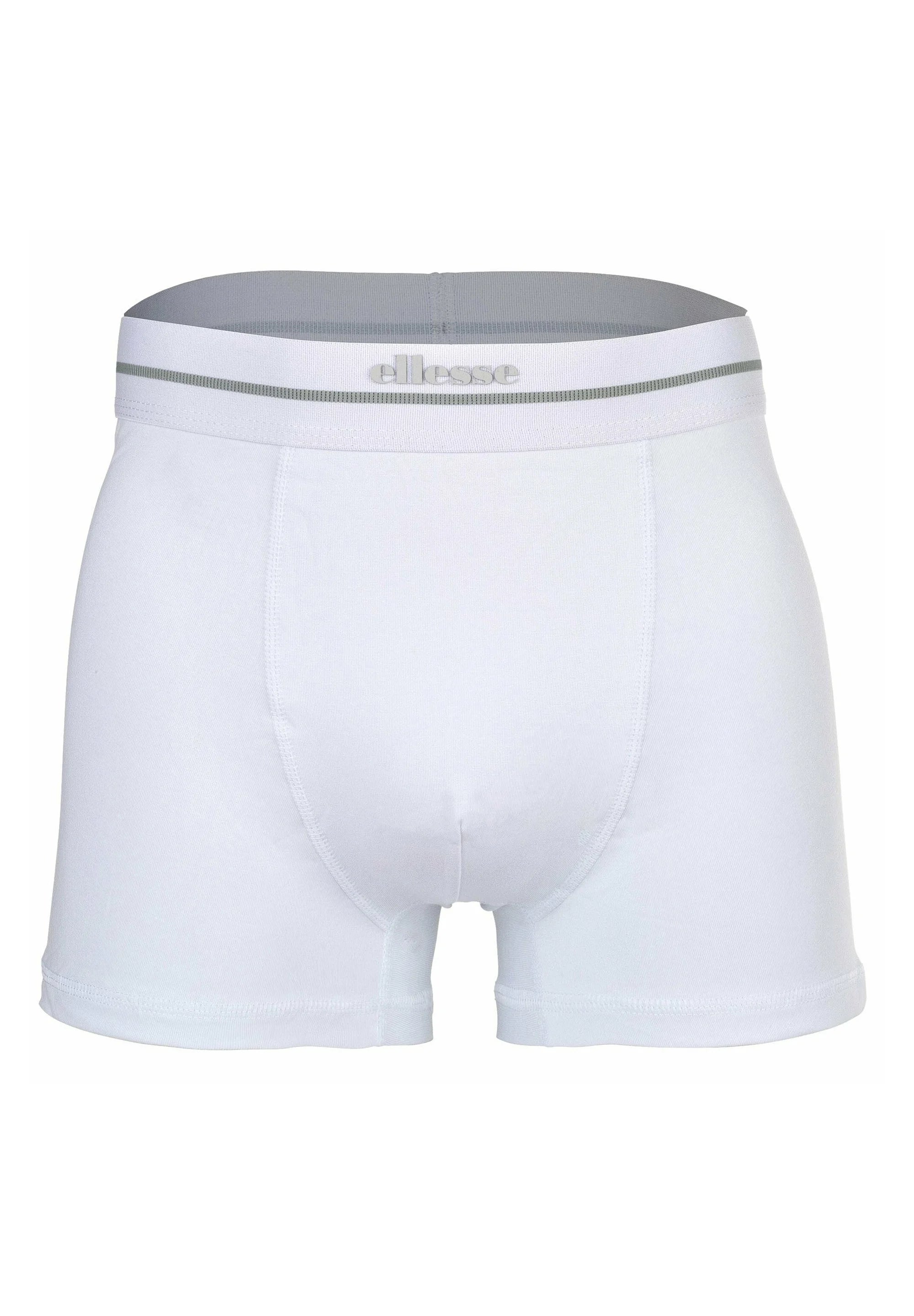 Ellesse Ambria 6 Pack Trunks – Black, Mono Black, White, Grey