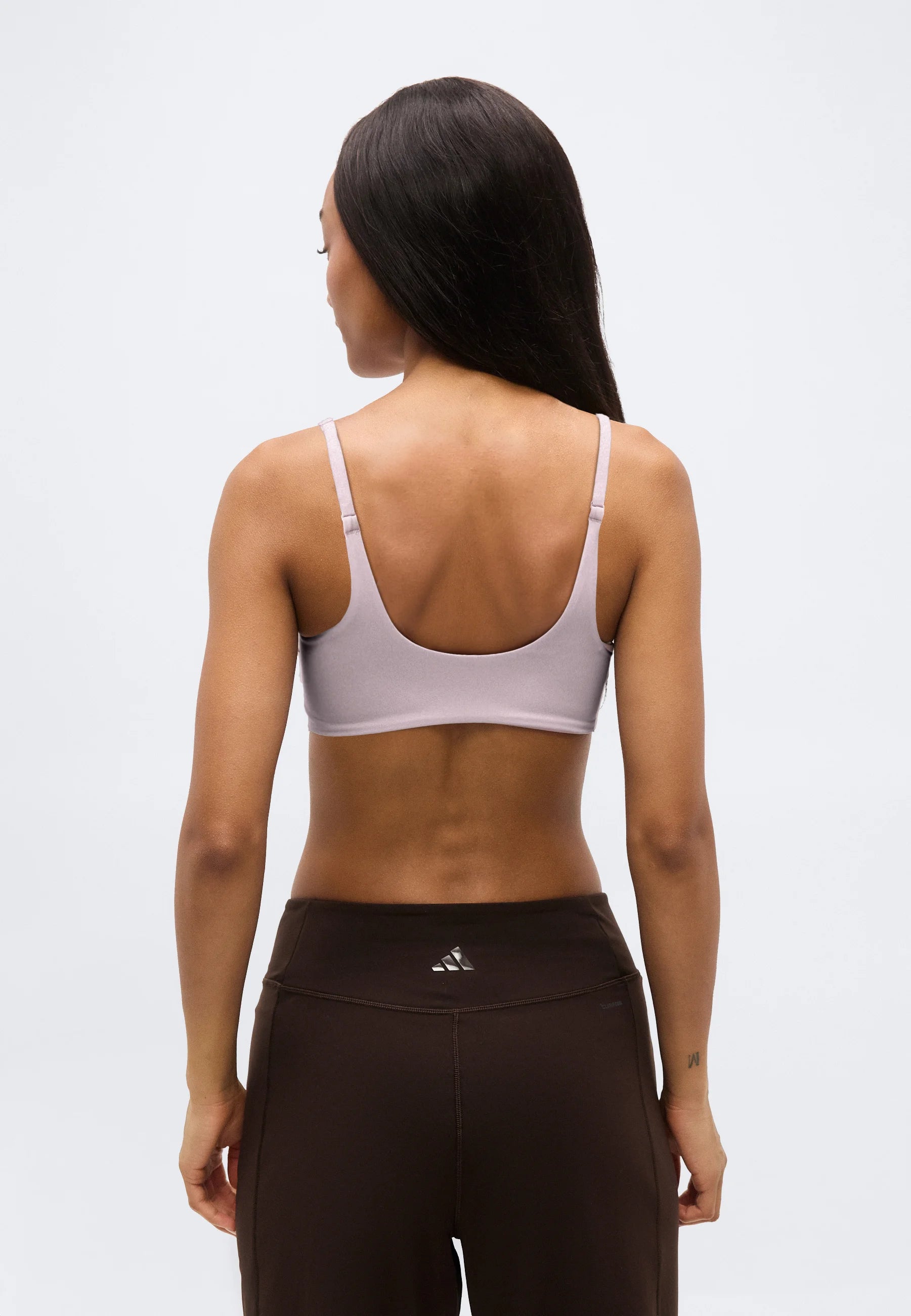Adidas Performance Optime Essentials Workout Light Support Bra – Preloved Fig