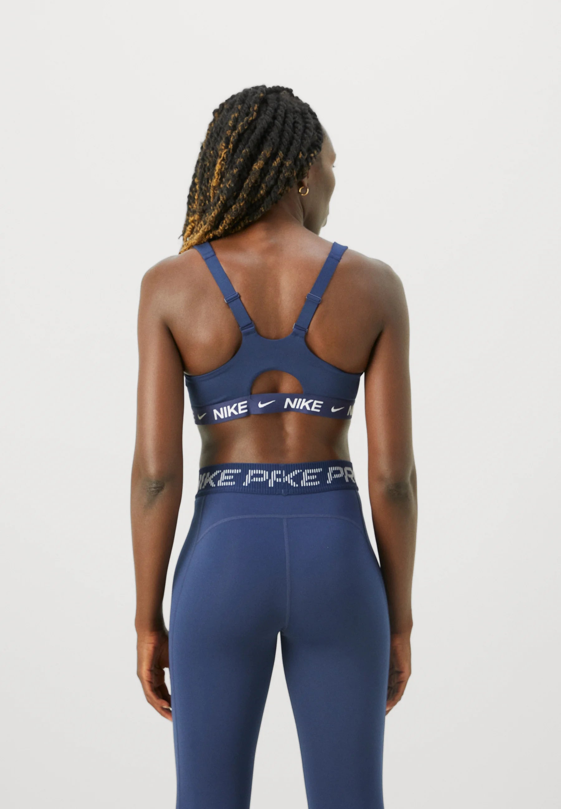 Nike Indy Zip High Support Sports Bra – Midnight Navy