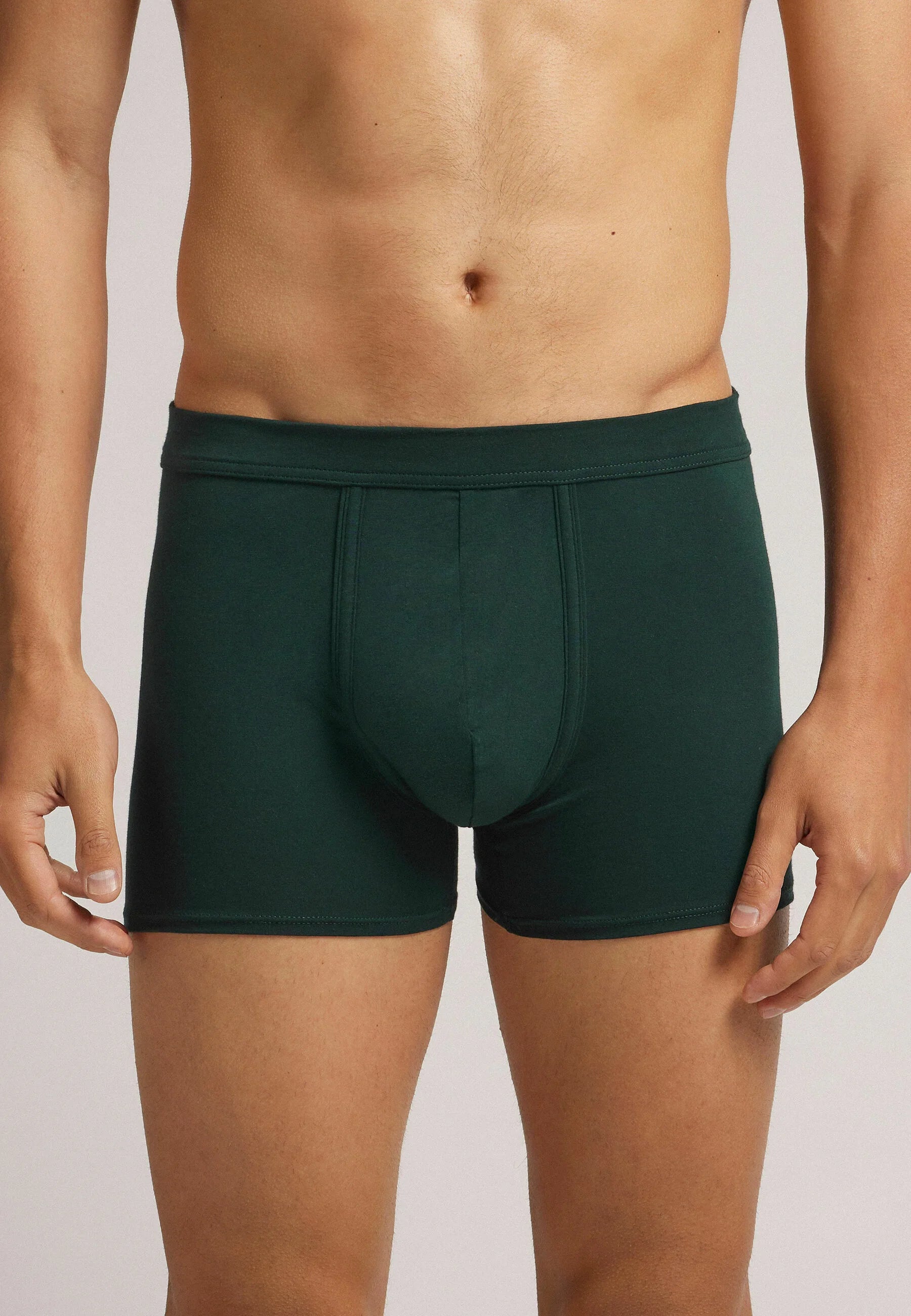 IUMAN Intimissimi Uomo leichte Badehose – Dunkelgrün