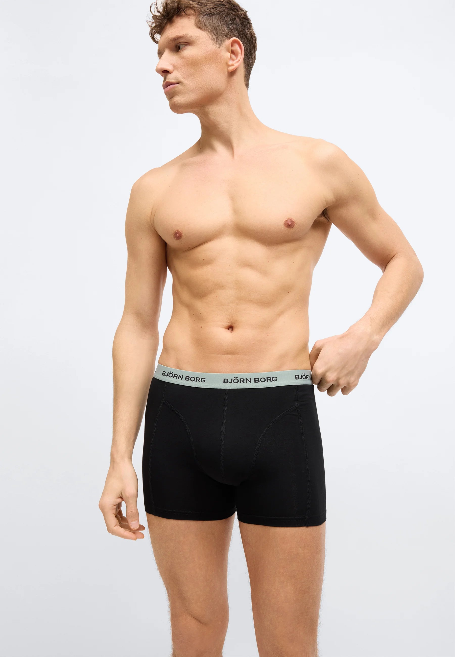 Björn Borg Stretch 5 Pack Trunks – Black