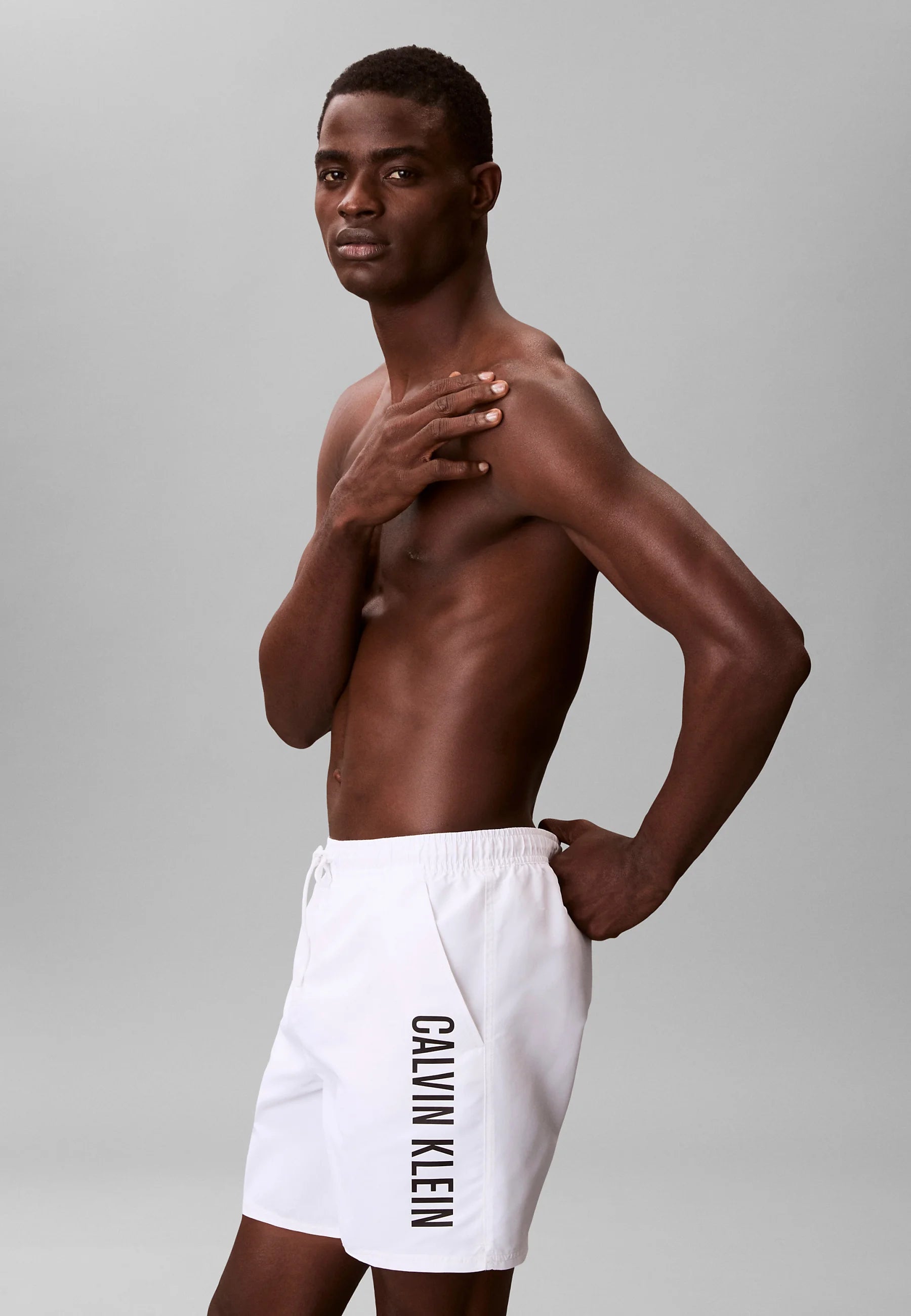 Calvin Klein Badeshorts – klassisches Weiß