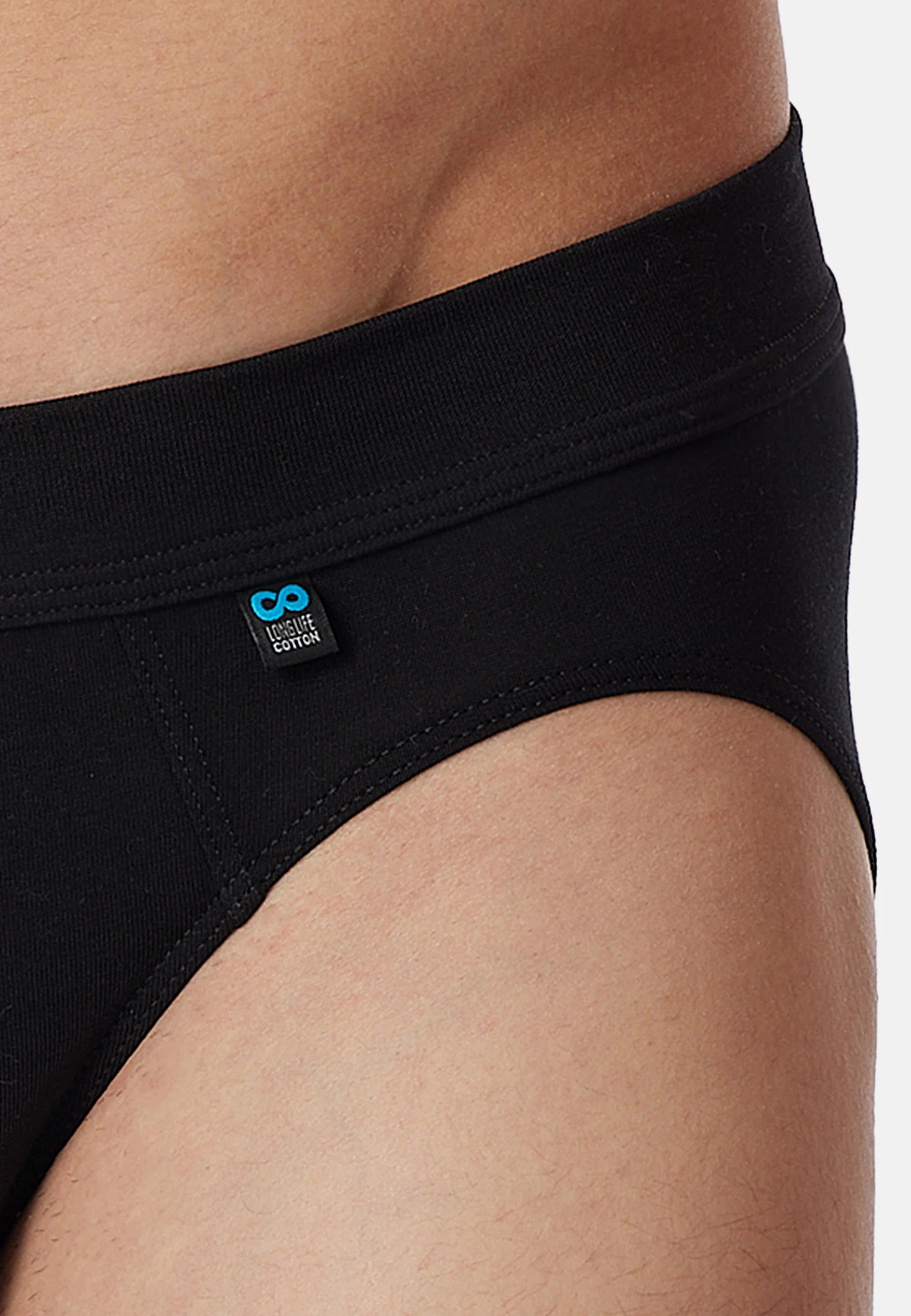 Schiesser 5 Pack Briefs – Black