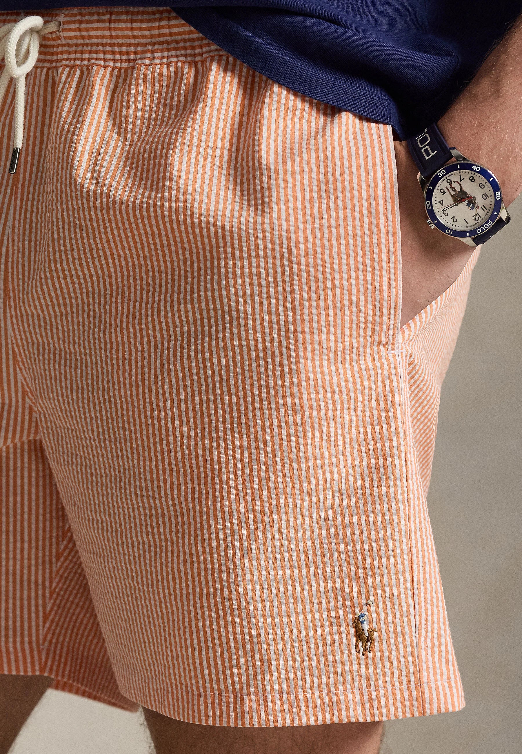 Short de bain Polo Ralph Lauren Classic Peach Traveler - Pêche