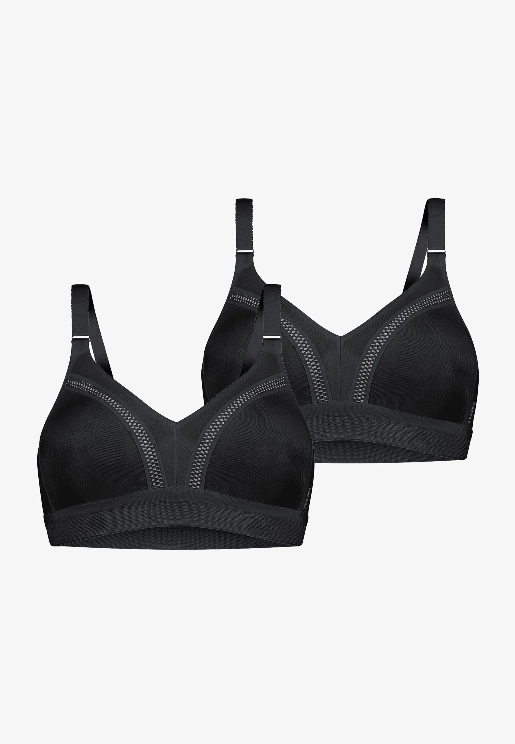 Triumph Triaction Workout T-Shirt Bra – 2 Pack, Black