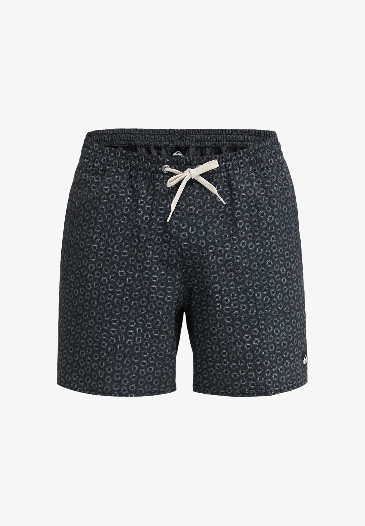 Pantaloncini da bagno Quiksilver Volley 16 stampati – Neri