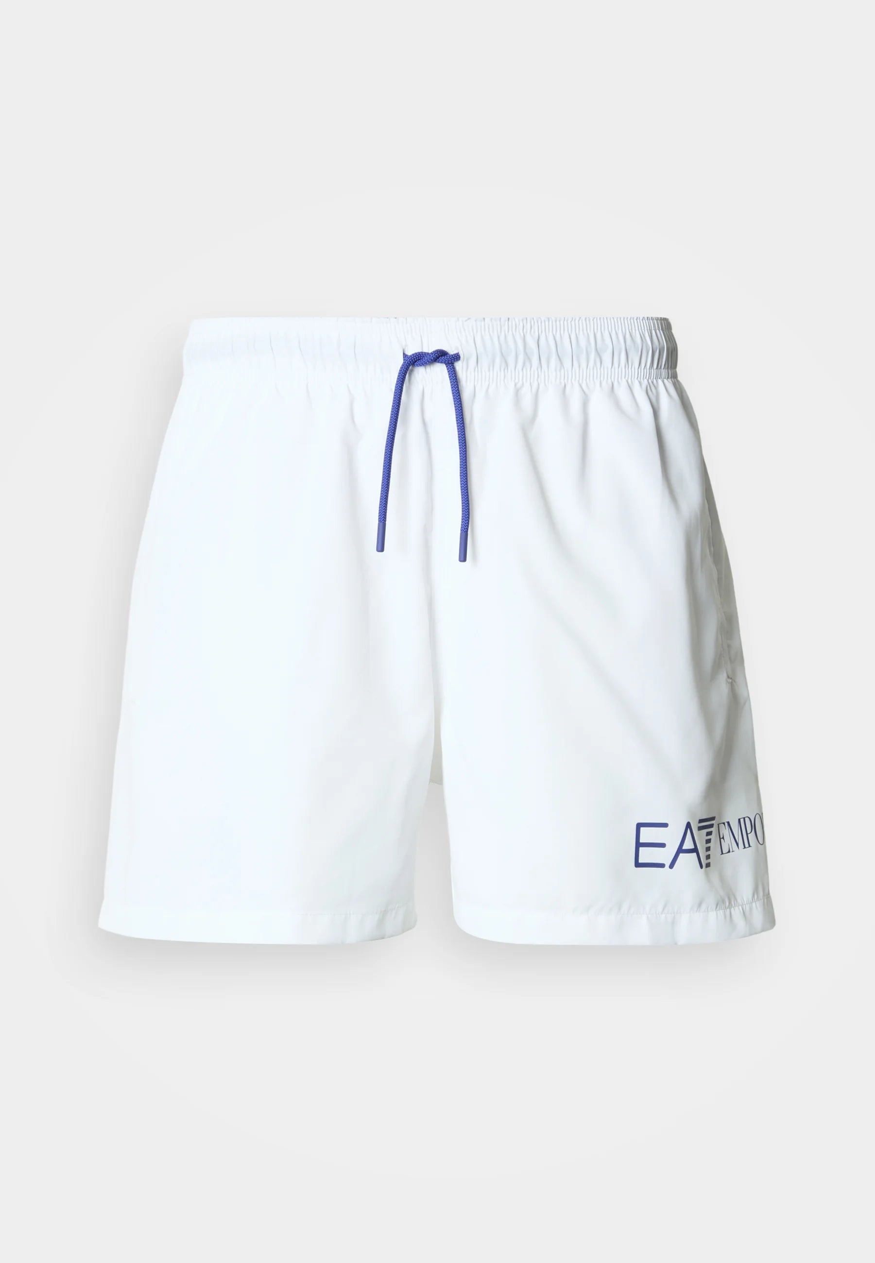 Plavecké šortky Emporio Armani EA7 Water Sport Extended Logo Boxer – bílé, modré Clematis