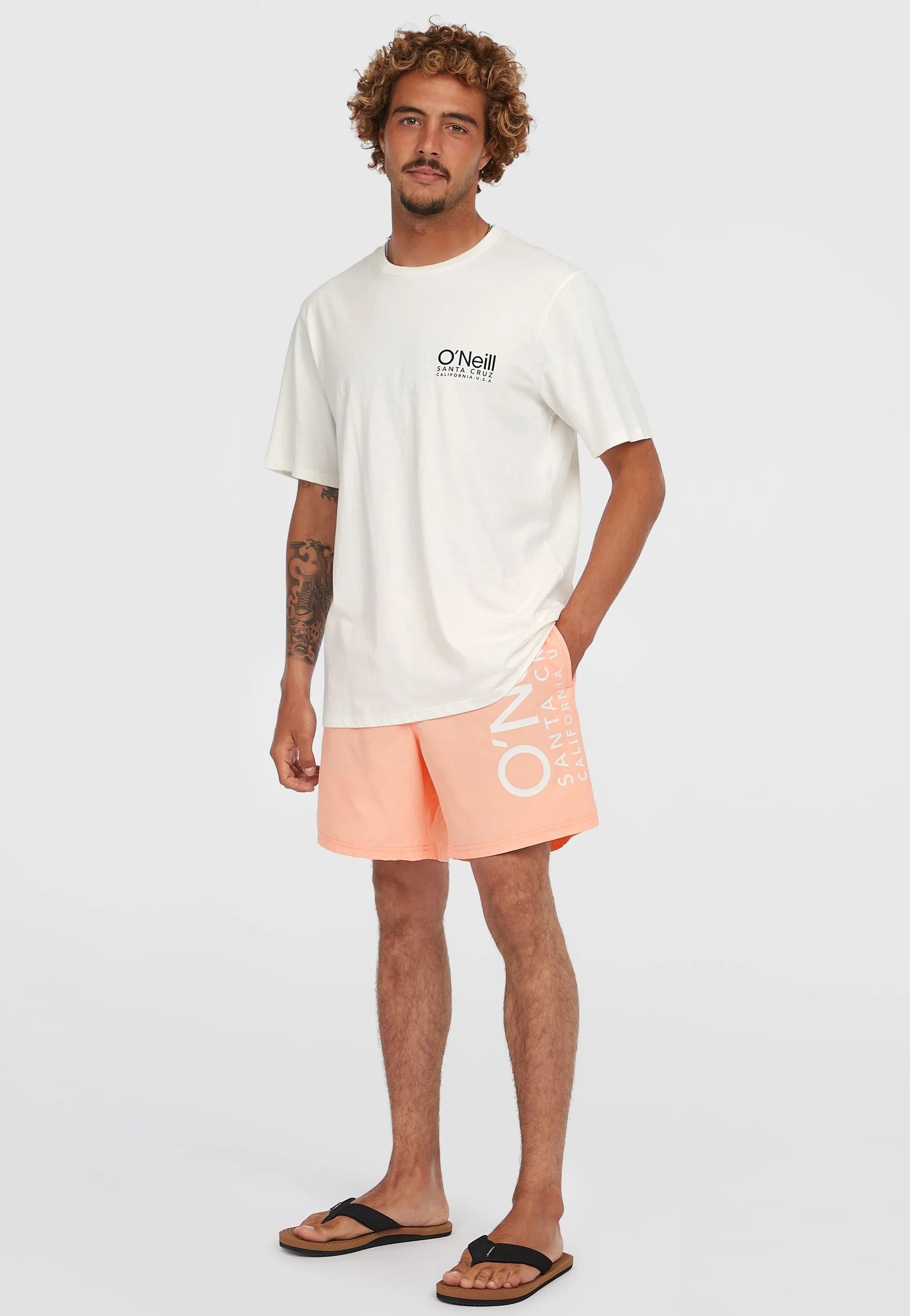 Short de bain O'Neill Coral Pop - Corail