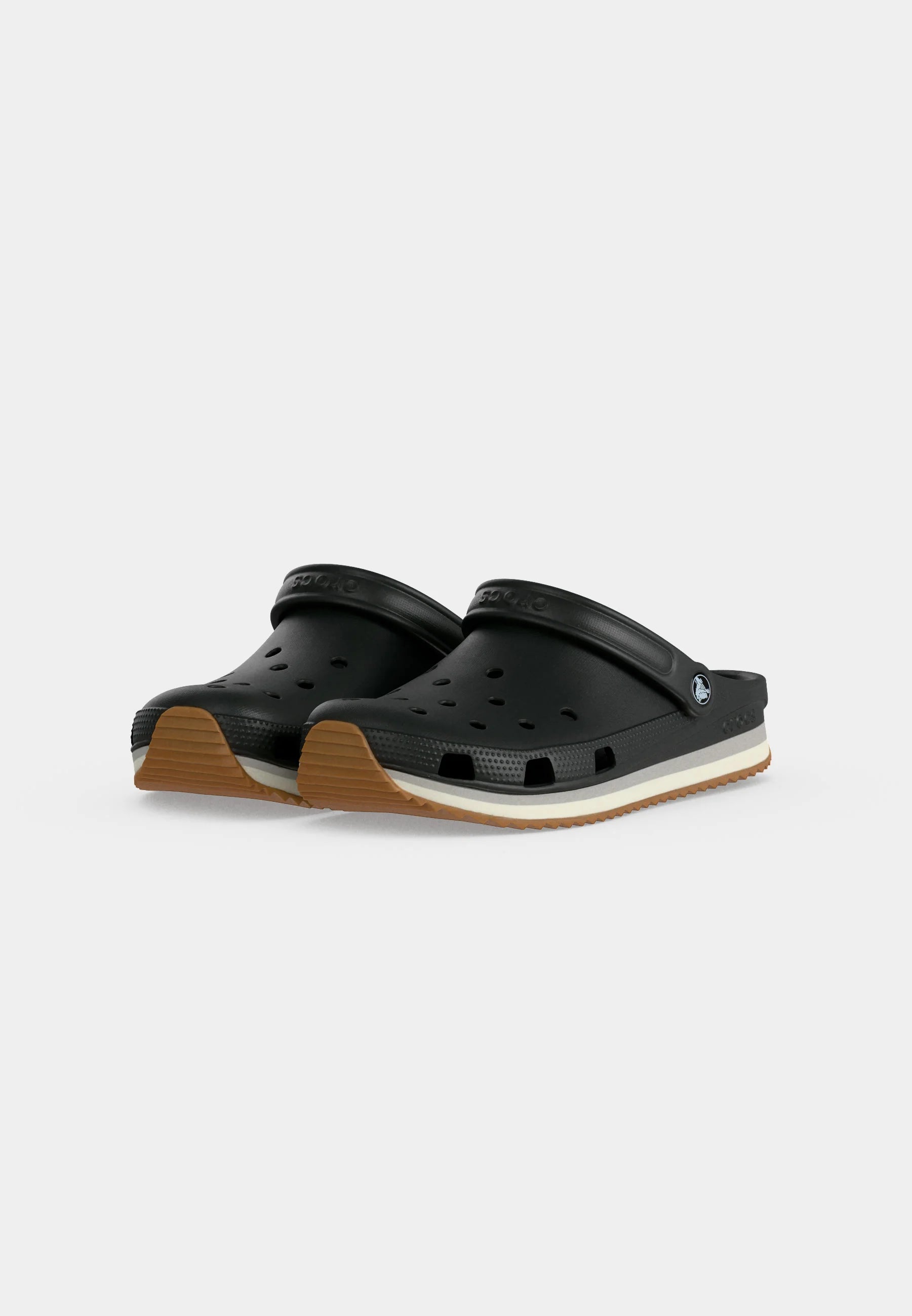 Crocs Classic Retro Runner Unisex Mules – černá