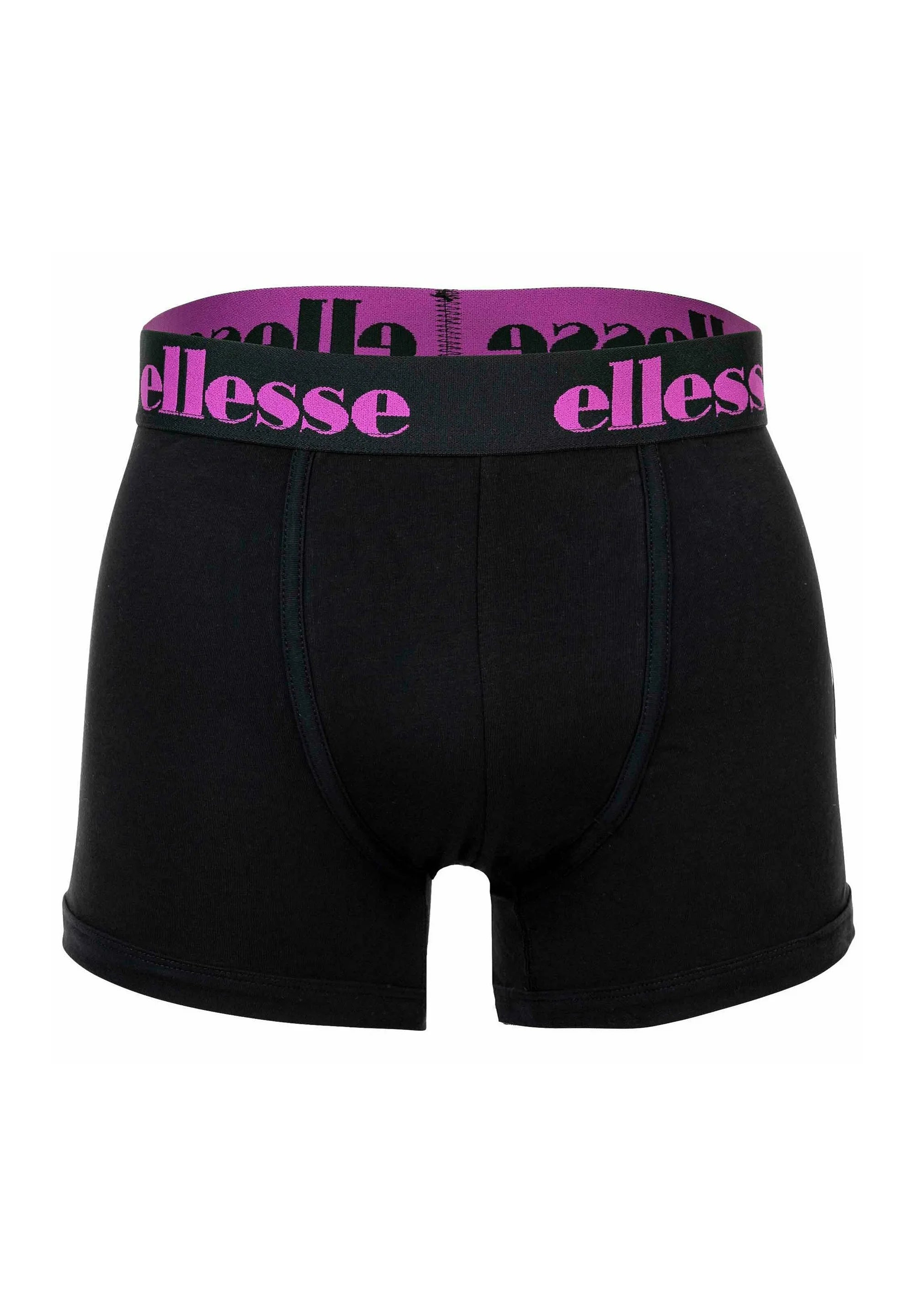 Ellesse Core 7 Pack Trunks – Black Multicolor
