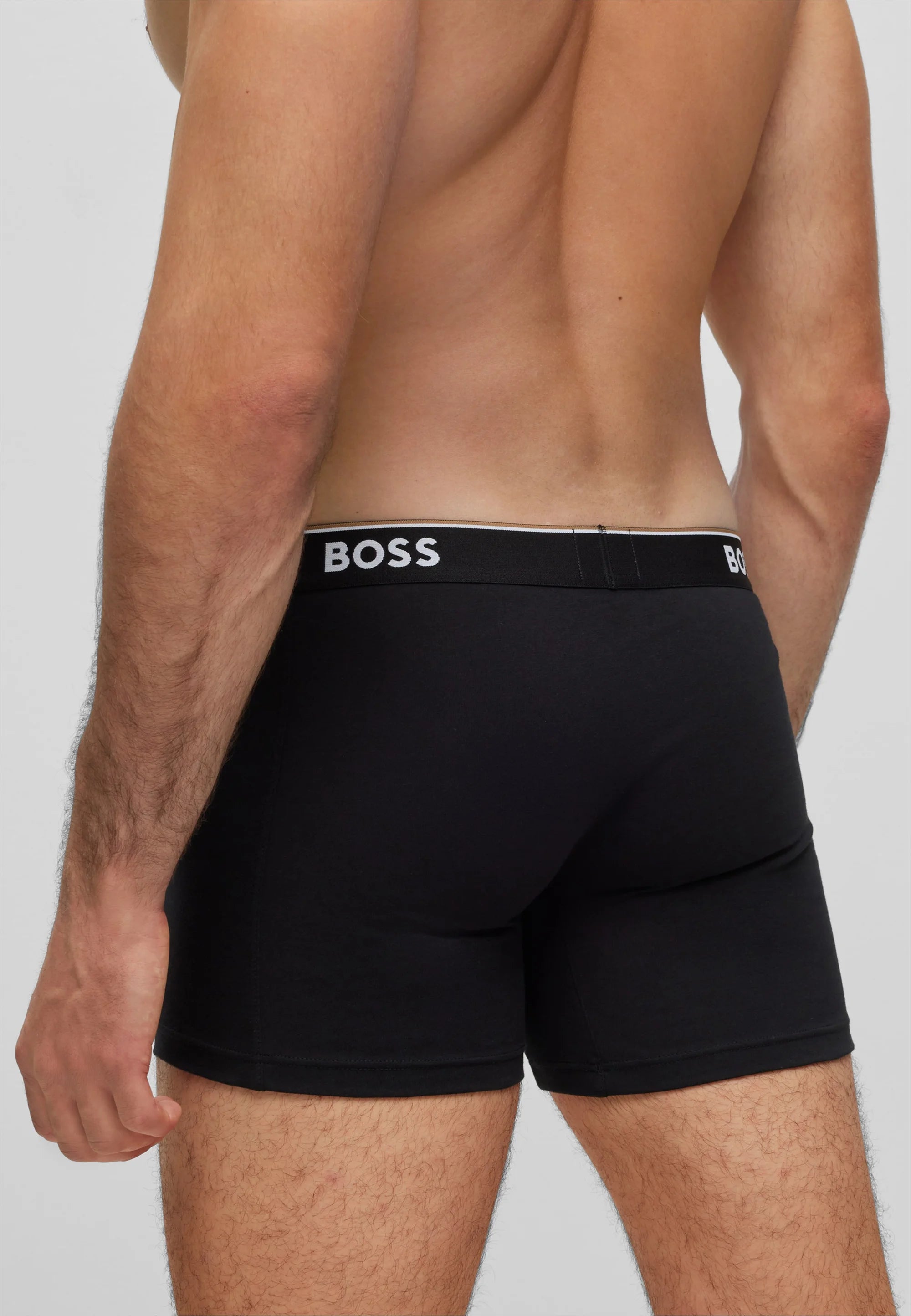 Lot de 3 boxers BOSS Power – Ouvert gris