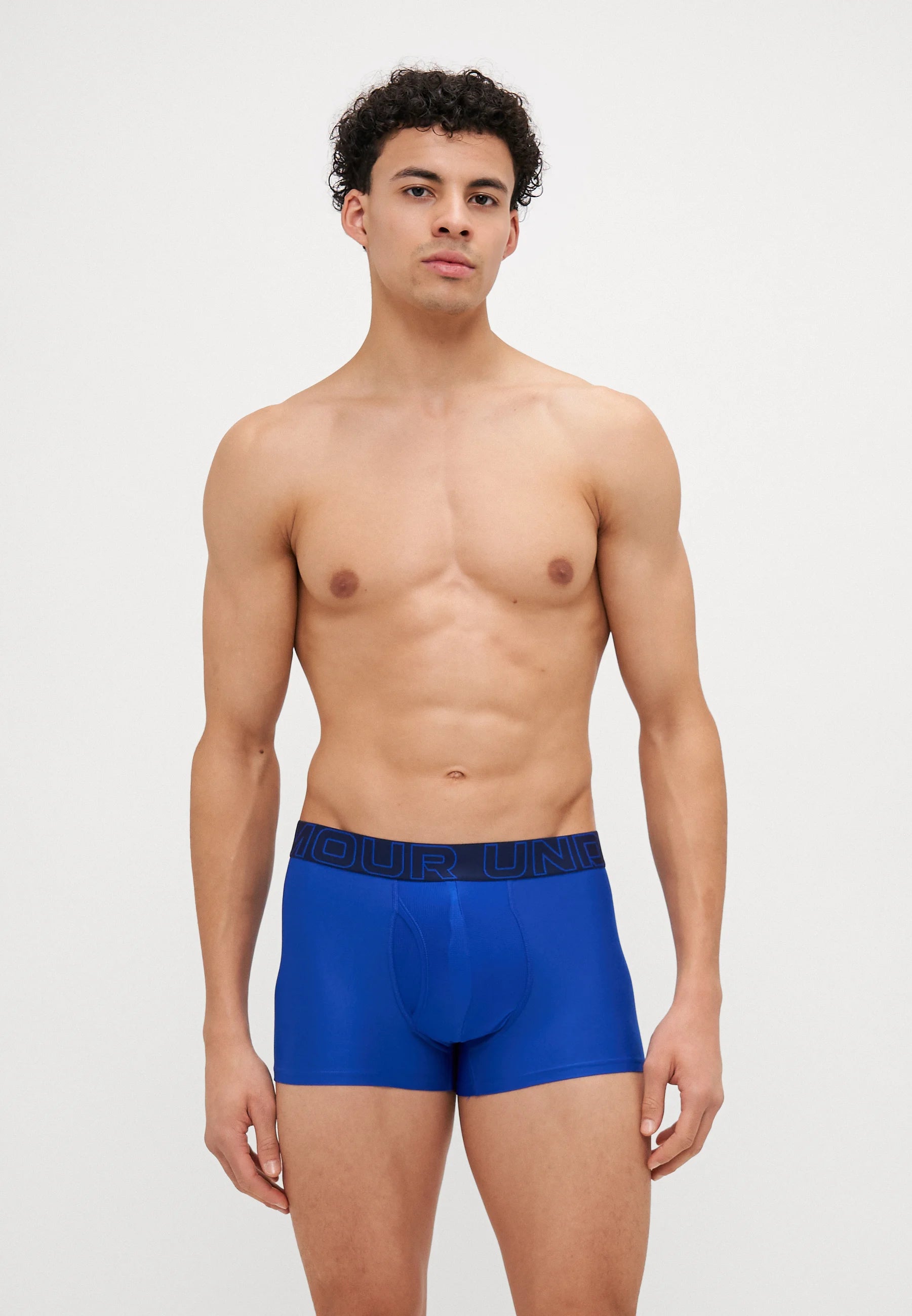 Under Armour Performance Tech Trunks – 3 Pack – Royal, Steel Heather, Midnight Navy