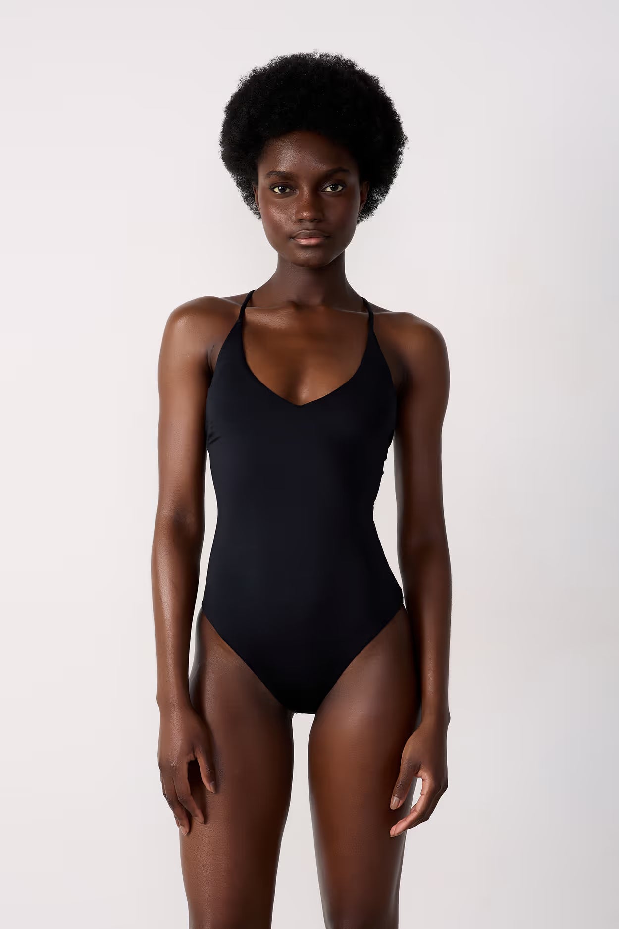 ETAM Harmonie Swim One-Piece Swimsuit with Back Detail – Black