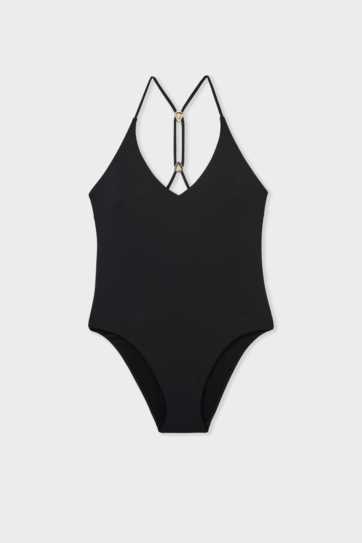 ETAM Harmonie Swim One-Piece Swimsuit with Back Detail – Black
