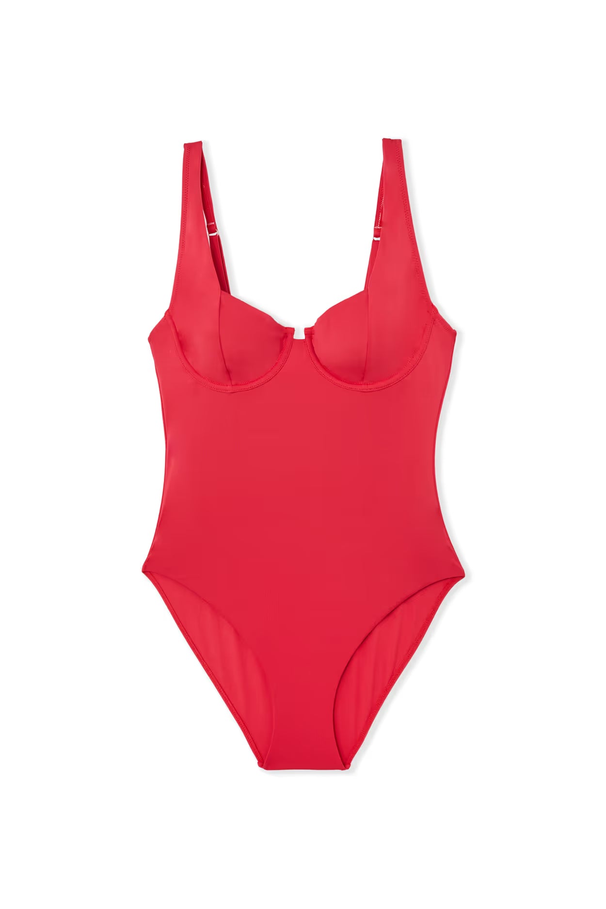 Costume intero con ferretti ETAM Harmonie Swim – Rosso