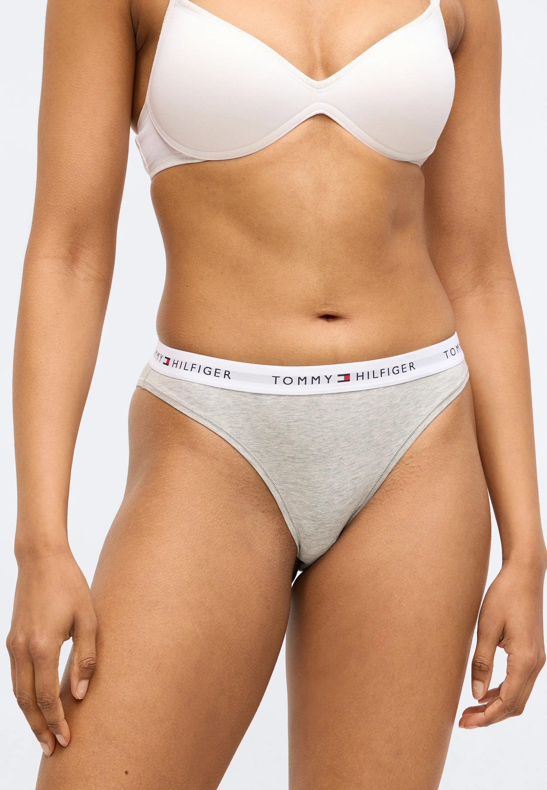 Tommy Hilfiger Briefs – 3 Pack, Medium Grey Heather, White, Black