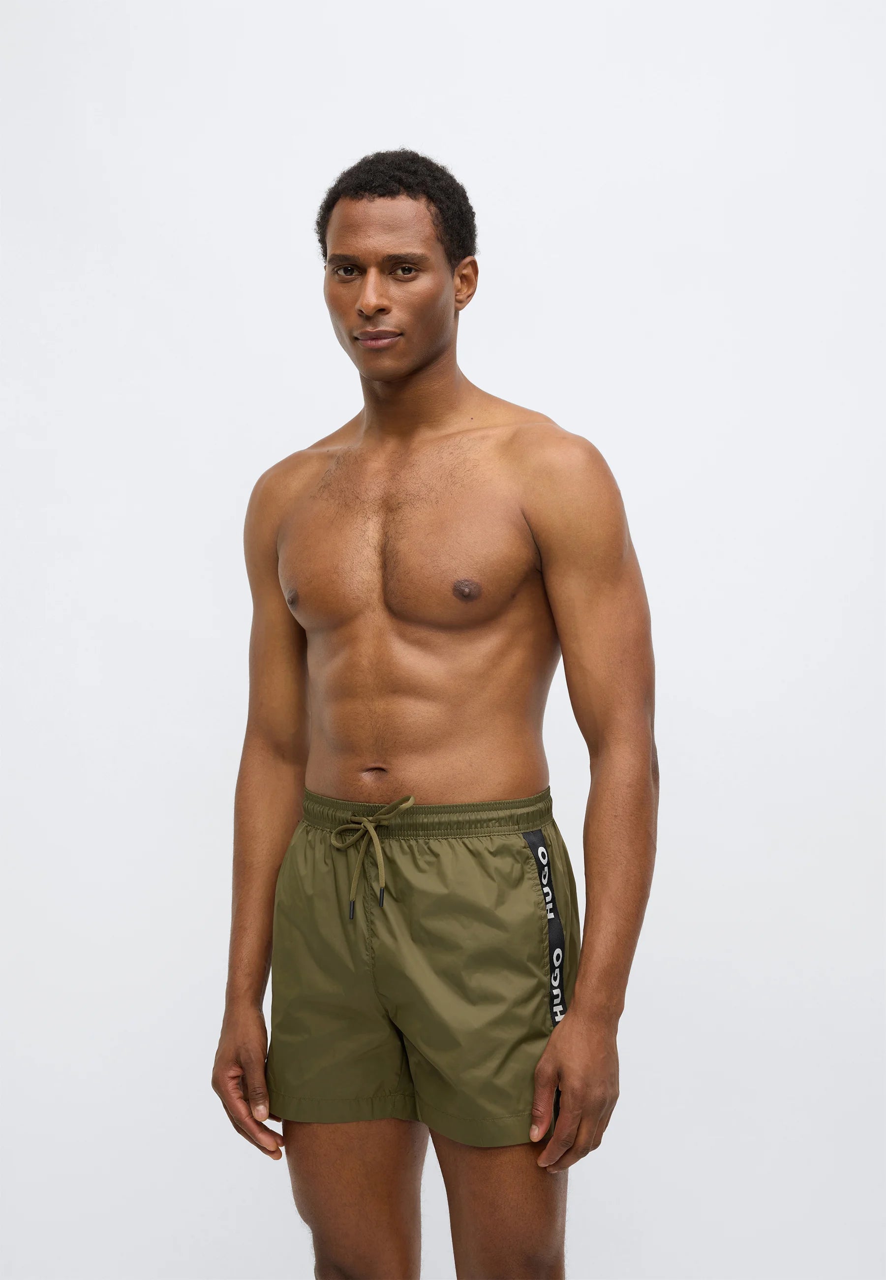 Short de bain HUGO Fab – Vert foncé