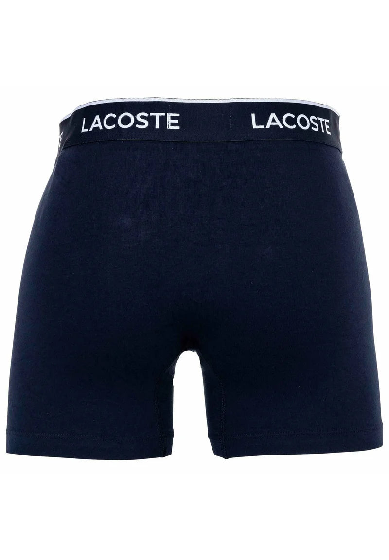 Lacoste 6er-Pack Stretch-Unterhosen mit Logobund – Dunkelblau, Rot