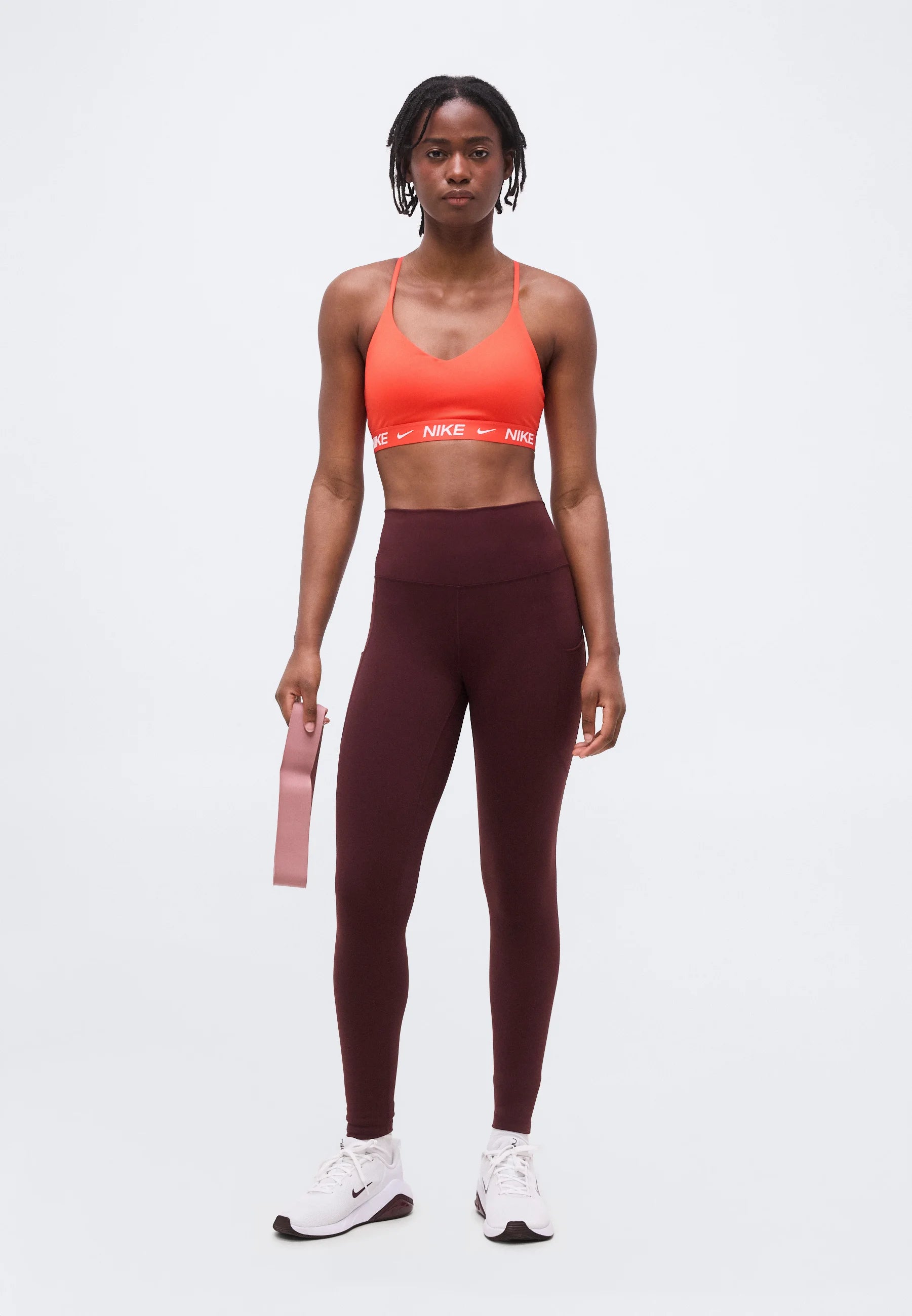 Soutien-gorge Nike Performance Indy Light Support – Pourpre clair