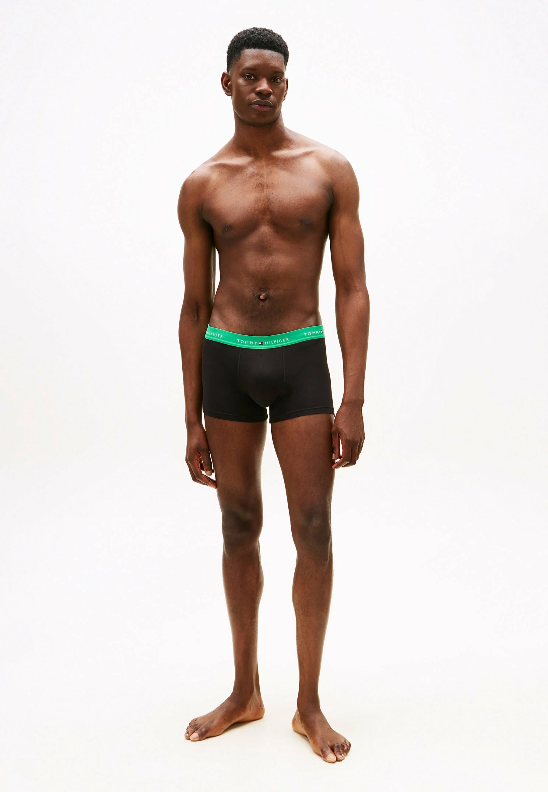 Tommy Hilfiger Signature Trunk 3 Pack – Mint Jade, Olympic Green, Purple Navy