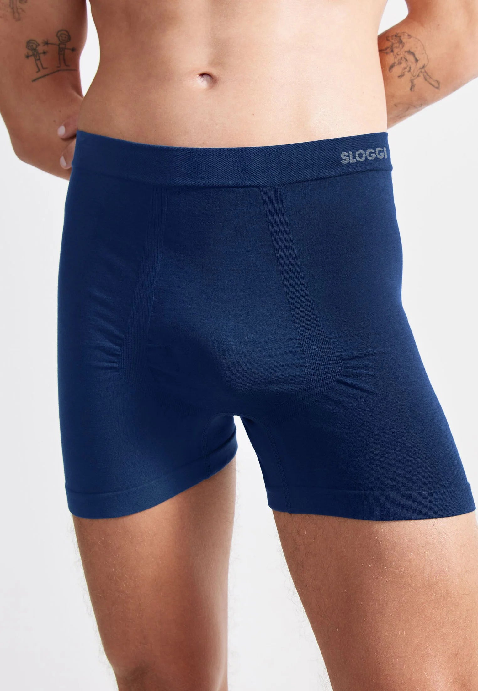 Sloggi GO Smooth Trunks 2er-Pack – Deep Water