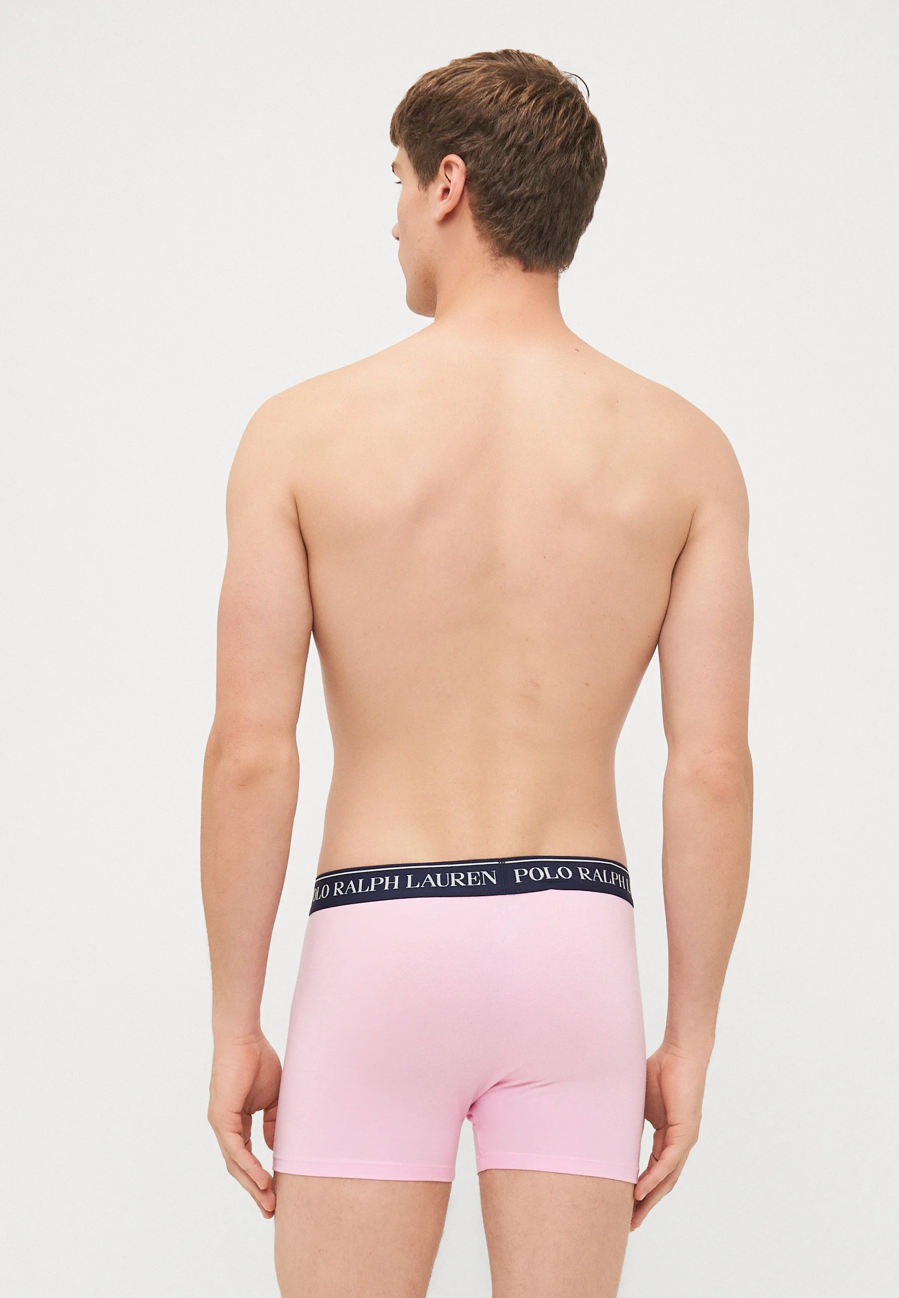 Polo Ralph Lauren Cotton Stretch Trunks – 5 Pack – White, Pink, Light Blue, Berry, Navy