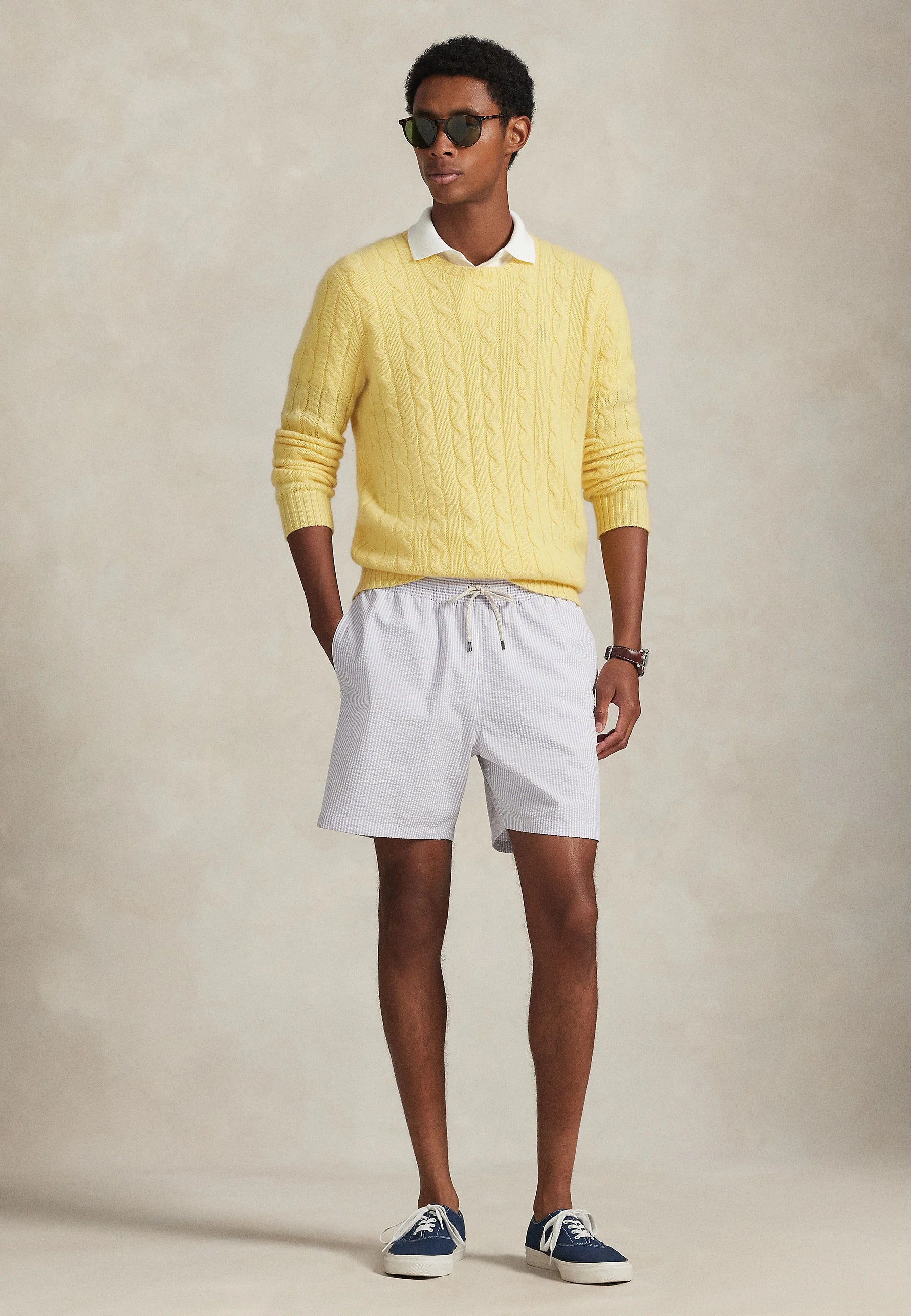 Short de bain Polo Ralph Lauren Sky Lavender Traveler - Lavande