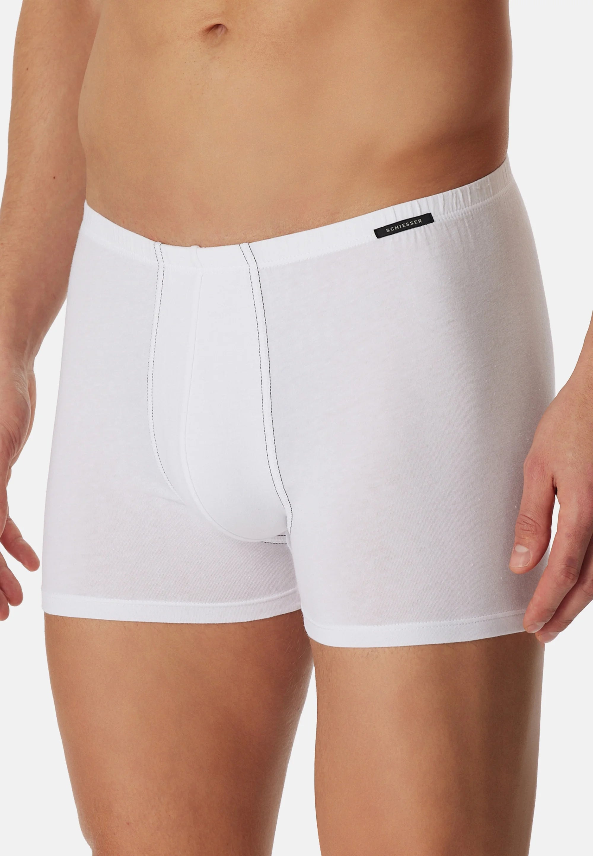 Schiesser Essentials 6 Pack kufry – bílá