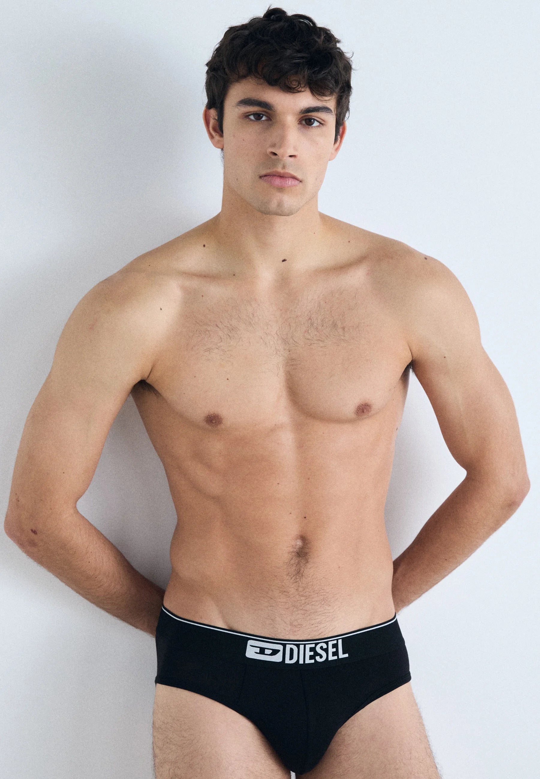 Diesel Andre 3er-Pack Slips – Schwarz