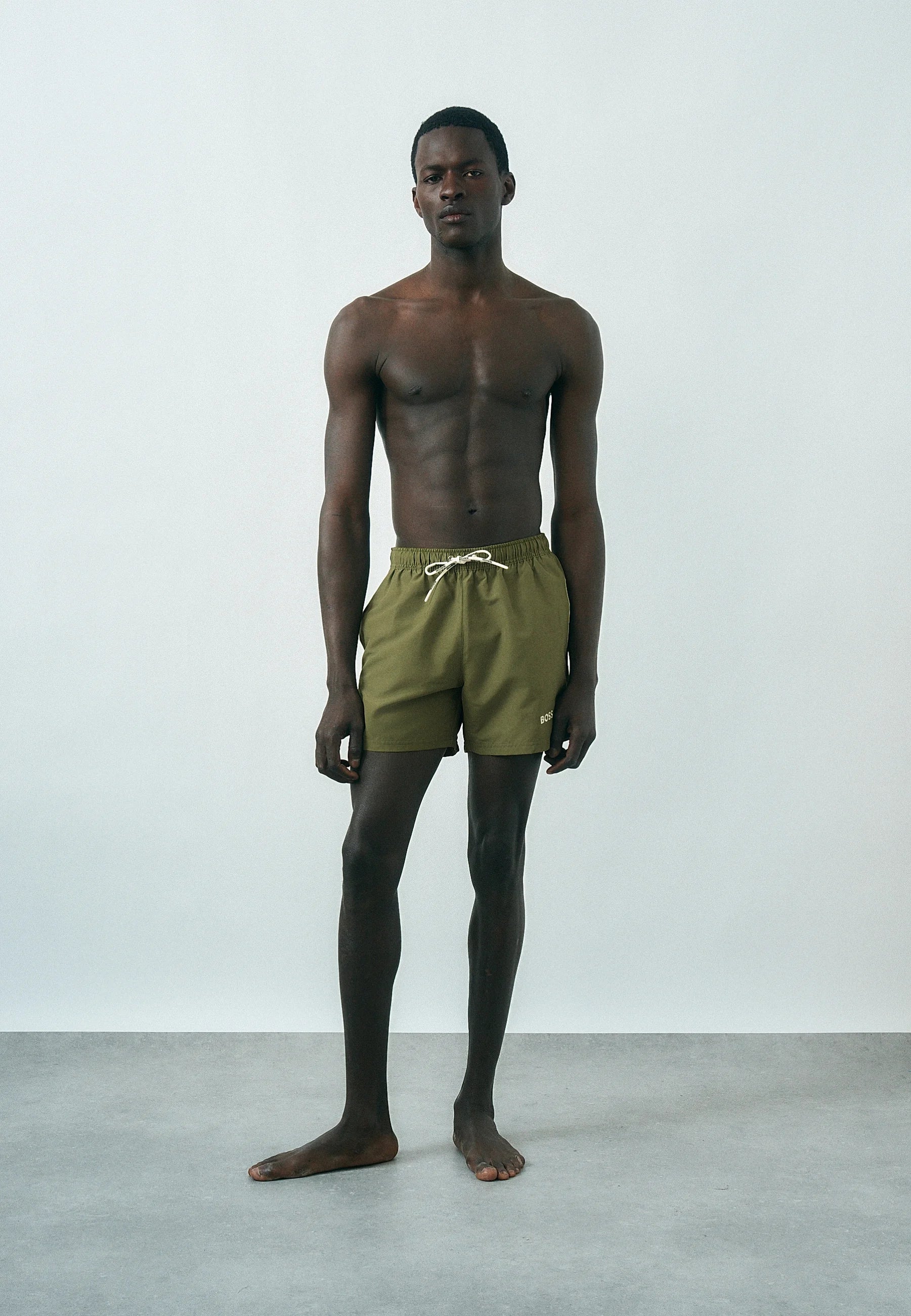 BOSS Dogfish Swim Shorts – Open Green